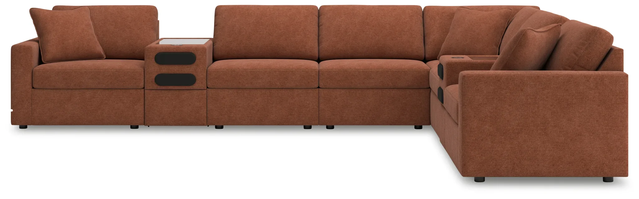 Modmax - Spice - 8-Piece Sectional With 2 Audio System Consoles - Image 2
