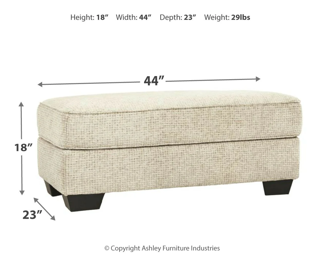 Monaghan - Sandstone - 2 Pc. - Chair And A Half With Ottoman - Image 5