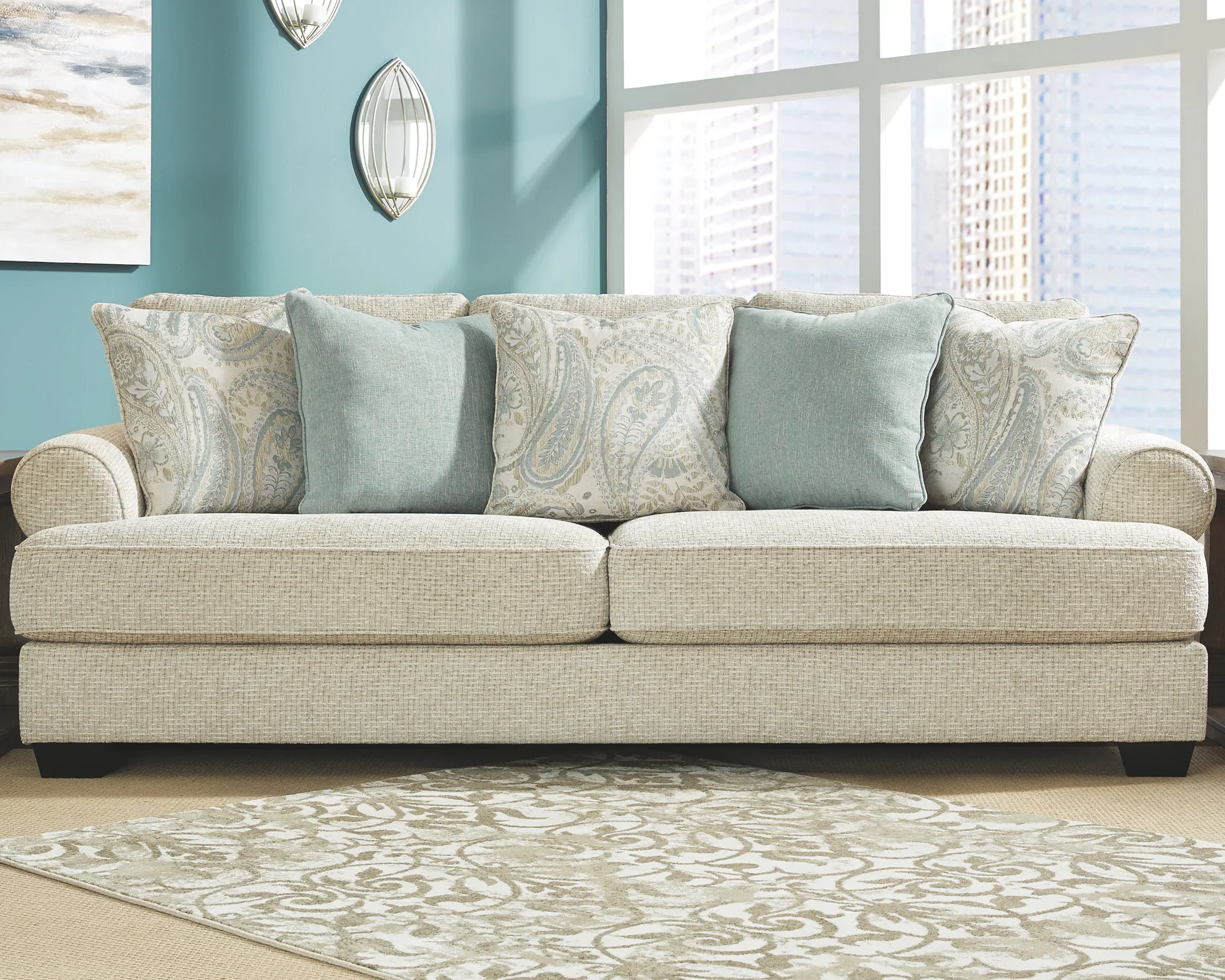 Monaghan - Sandstone - 2 Pc. - Sofa, Loveseat - Image 3