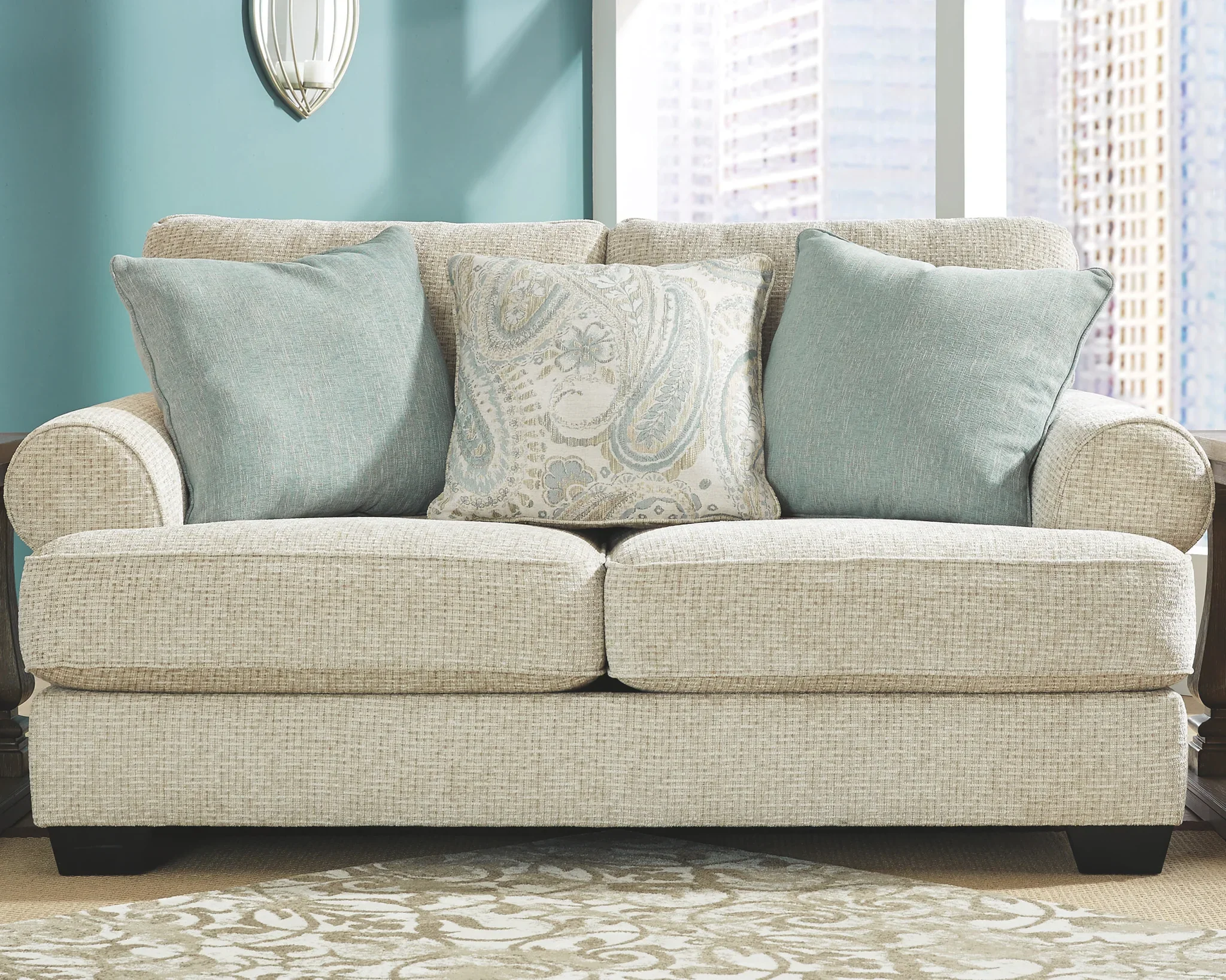 Monaghan - Sandstone - 2 Pc. - Sofa, Loveseat - Image 4