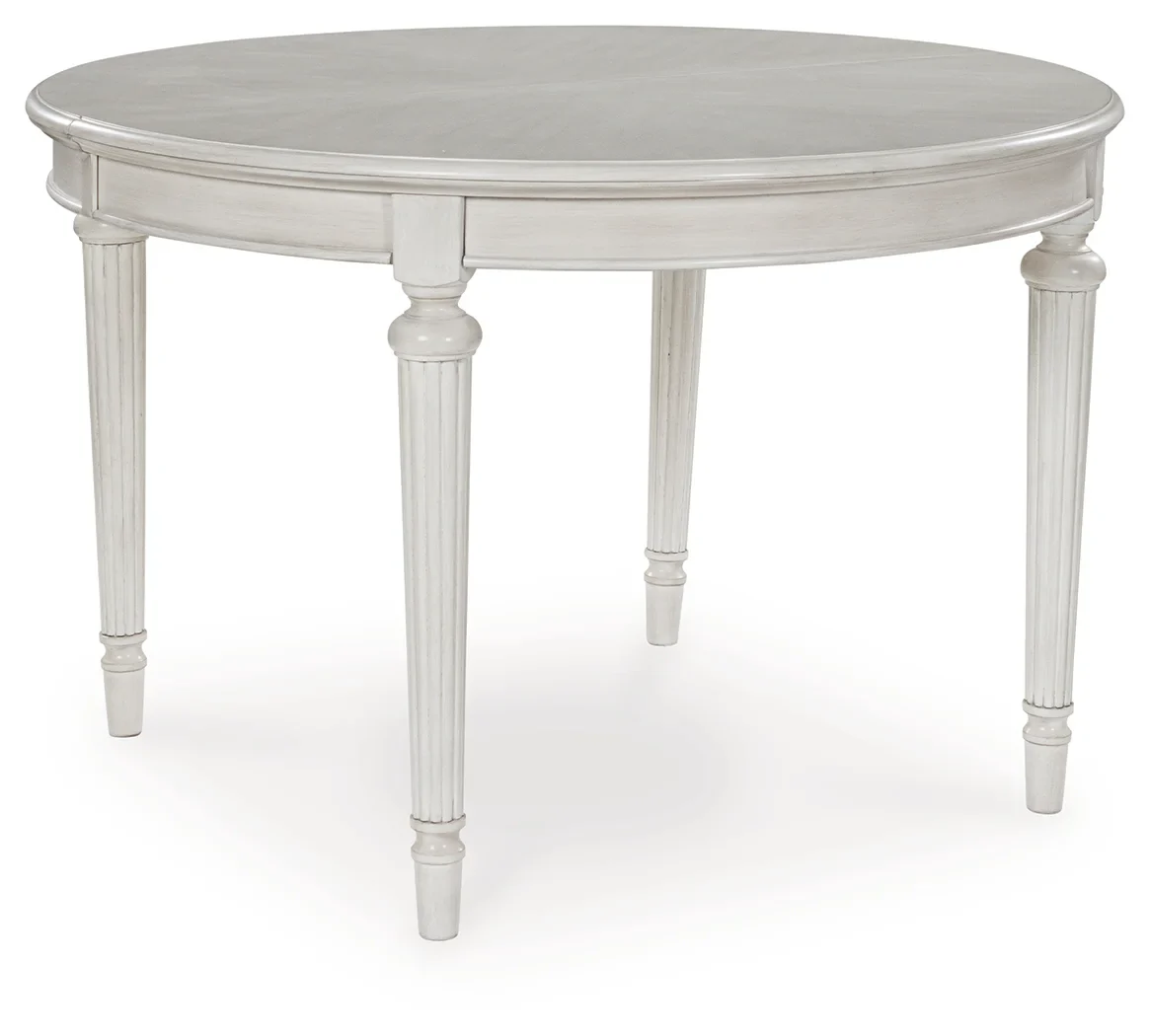 Montelaine - Antique White - Oval Dining Room Extension Table - Image 3