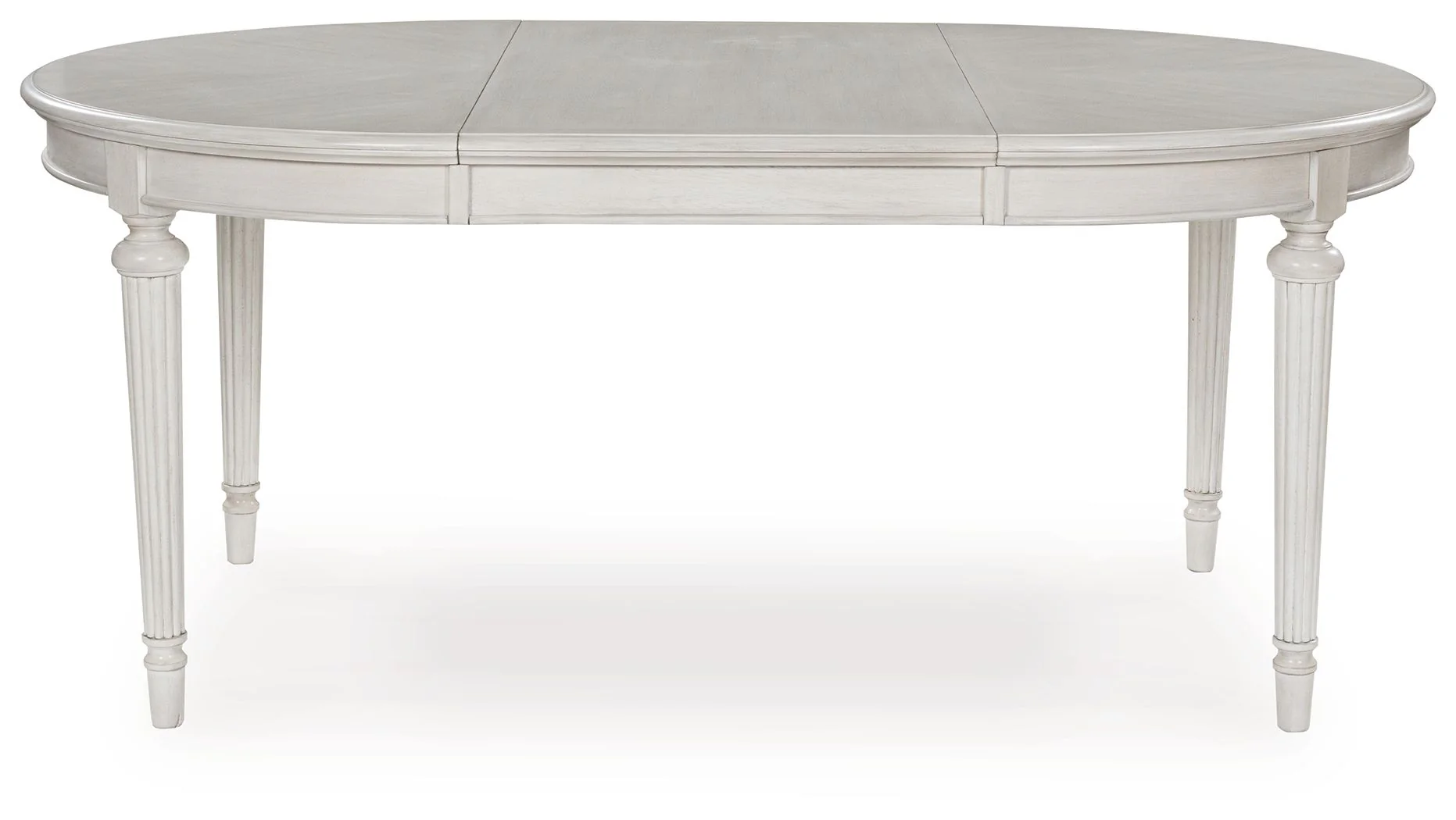 Montelaine - Antique White - Oval Dining Room Extension Table - Image 4