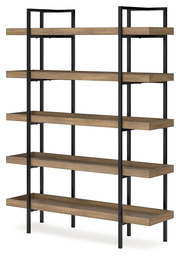 Montia - Light Brown - Bookcase - Image 5