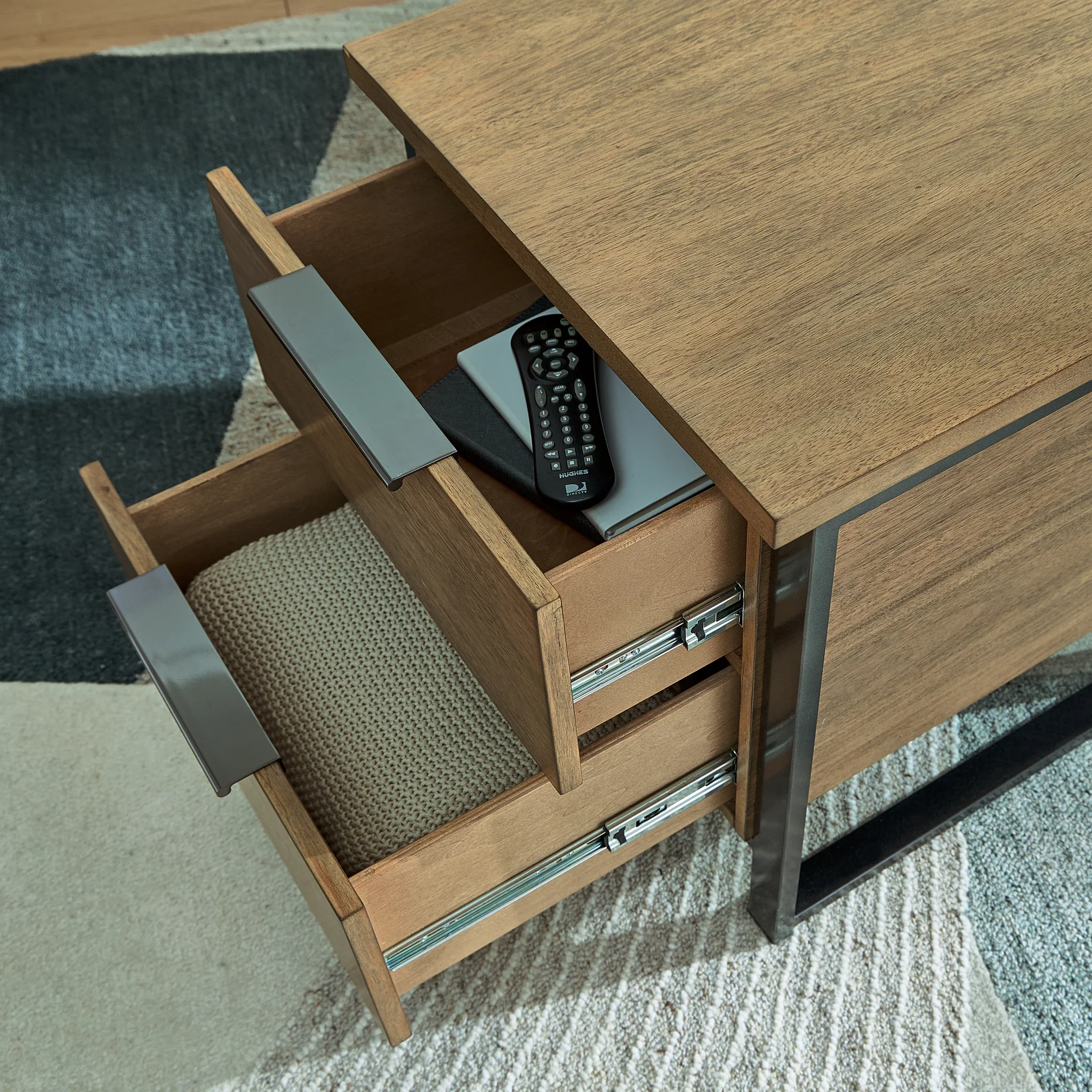 Montia - Rectangular End Table - Light Brown - Image 7