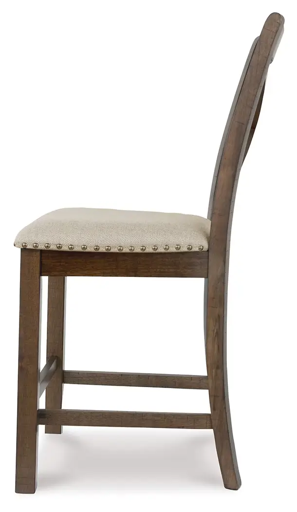 Moriville - Beige - Upholstered Barstool (Set of 2) - Image 7
