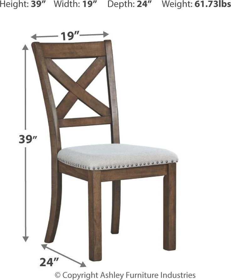 Moriville - Dark Gray - 8 Pc. - Extension Table, 6 Side Chairs, Server - Image 4