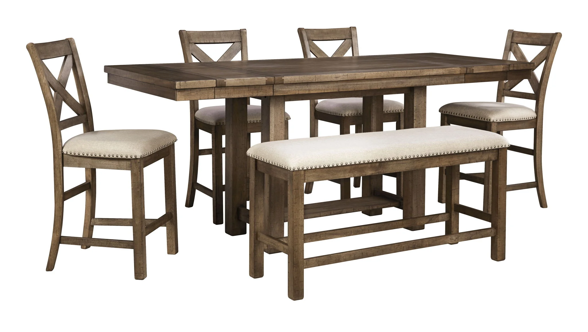 Moriville - Grayish Brown - Rect Drm Counter Ext Table - Image 5