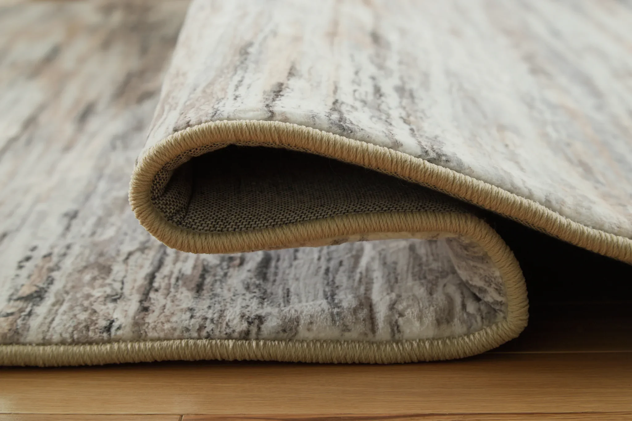 Nace - Gray / Brown / White - Medium Rug - 5' x 7' - Image 4