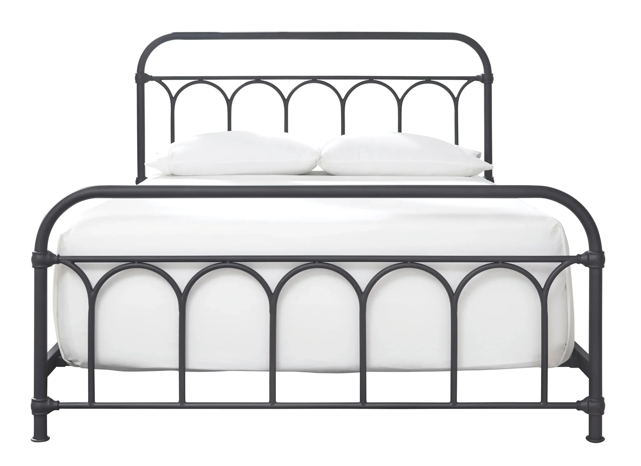Nashburg - Black - Queen Metal Bed - Image 3