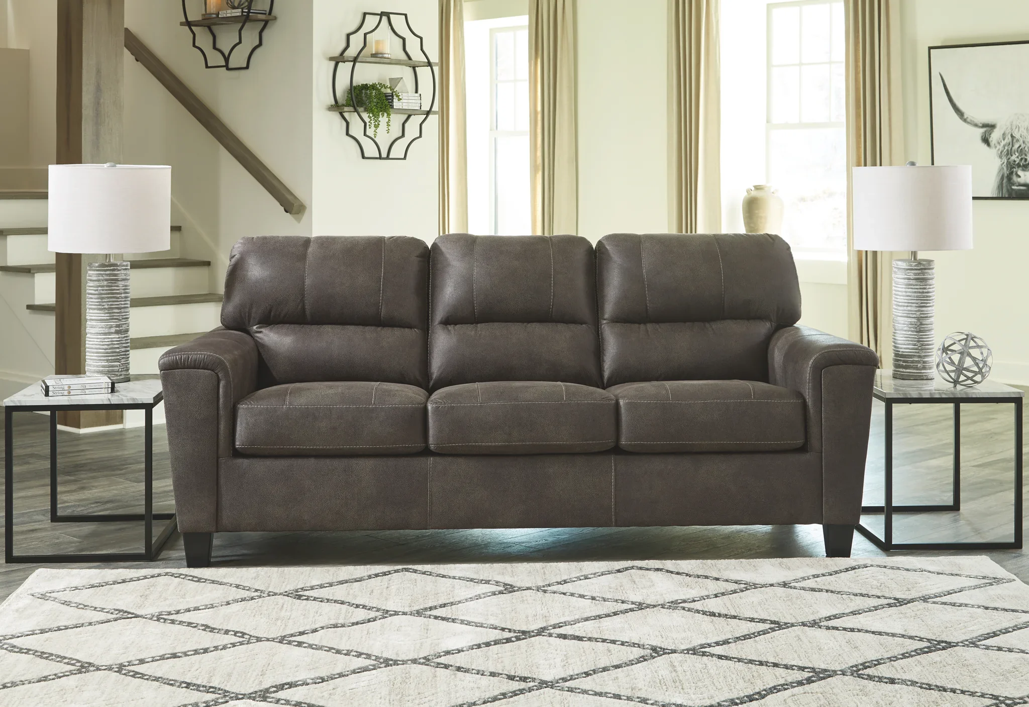Navi - Smoke - 2 Pc. - Sofa, Loveseat - Image 2