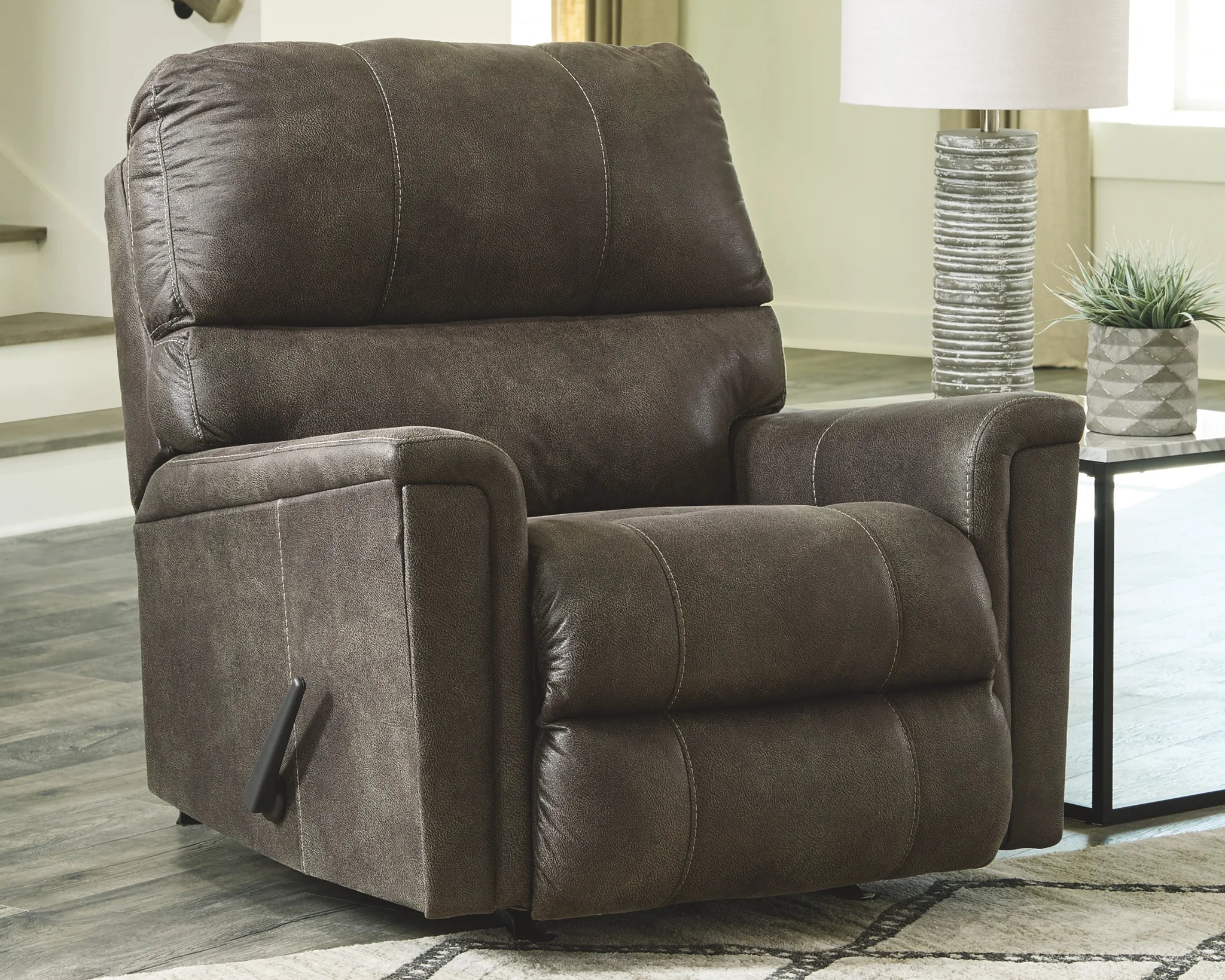 Navi - Smoke - 3 Pc. - Sofa, Loveseat, Rocker Recliner - Image 5
