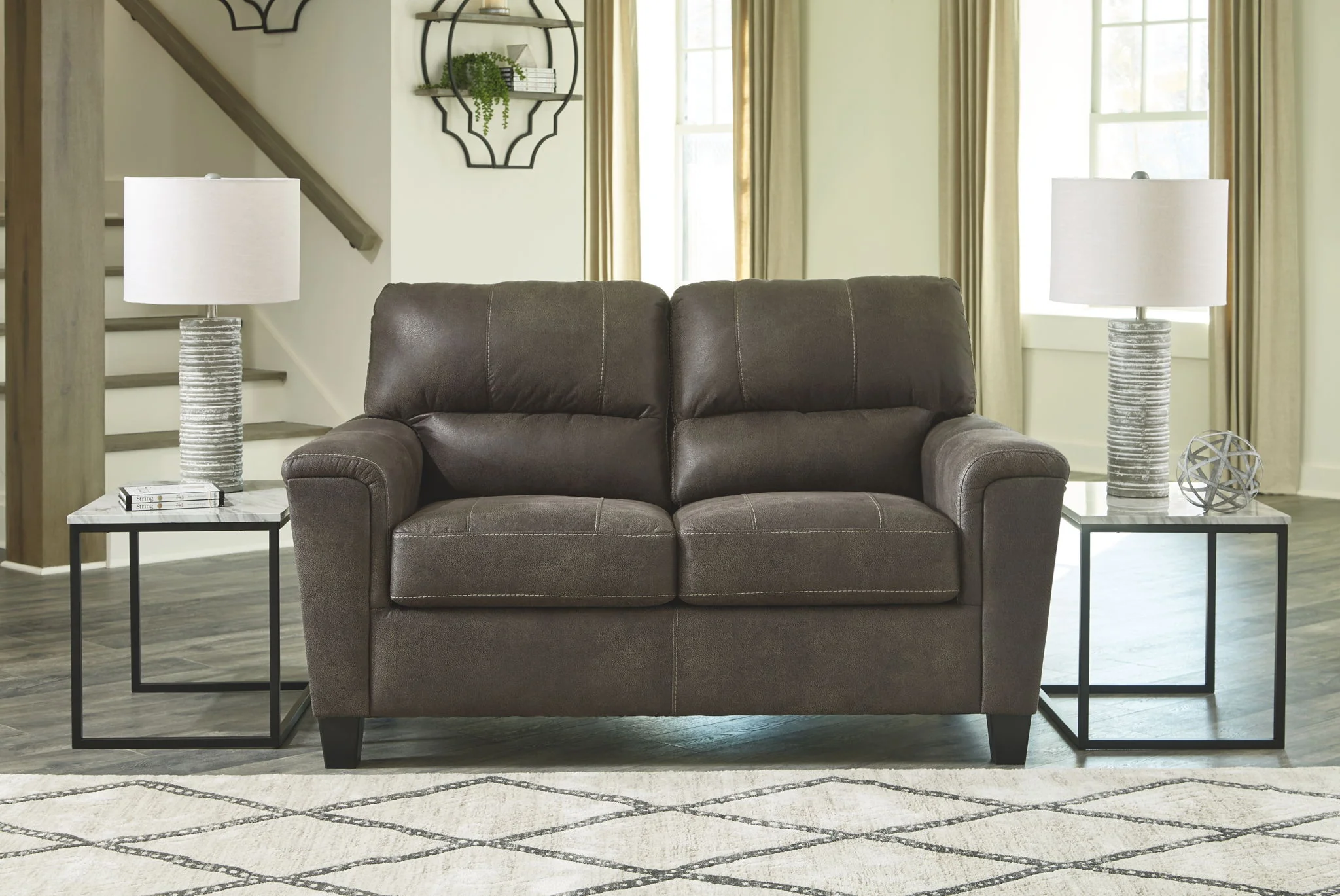 Navi - Smoke - Loveseat - Image 4