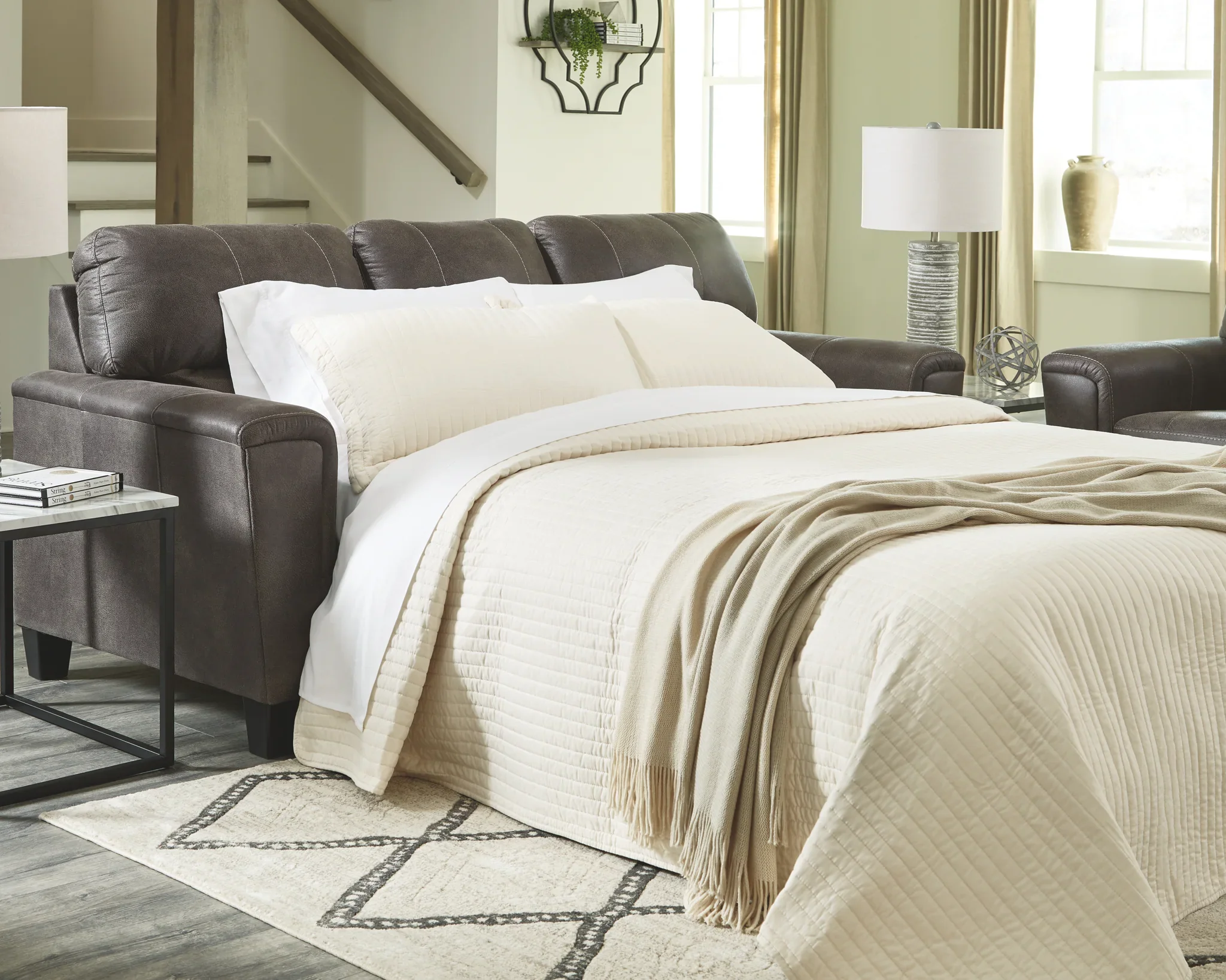 Navi - Smoke - Queen Sofa Sleeper - Image 3