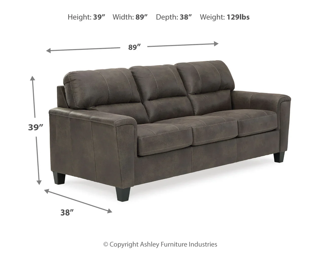 Navi - Smoke - Sofa - Image 5