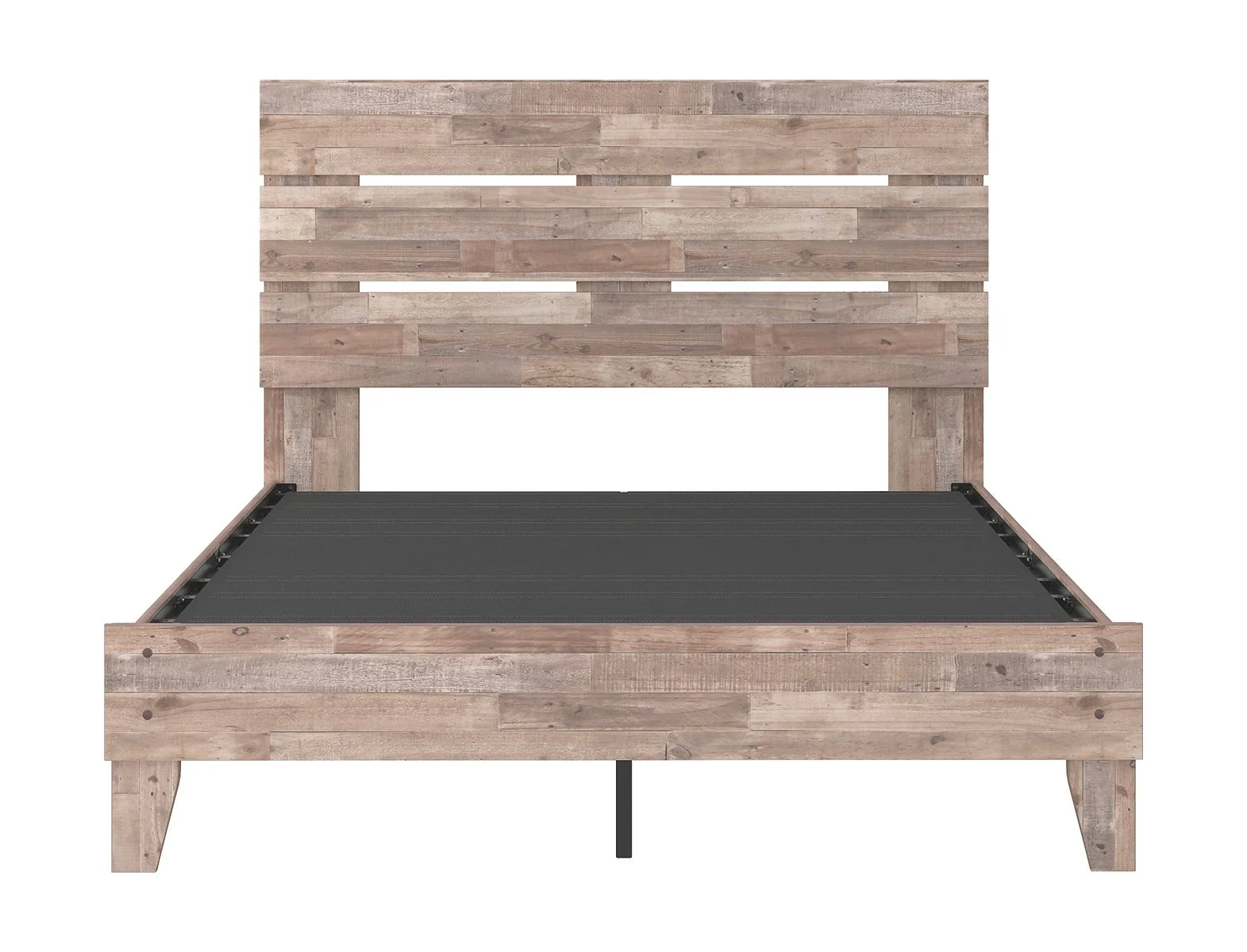 Neilsville - Whitewash - Queen Panel Platform Bed - Image 4