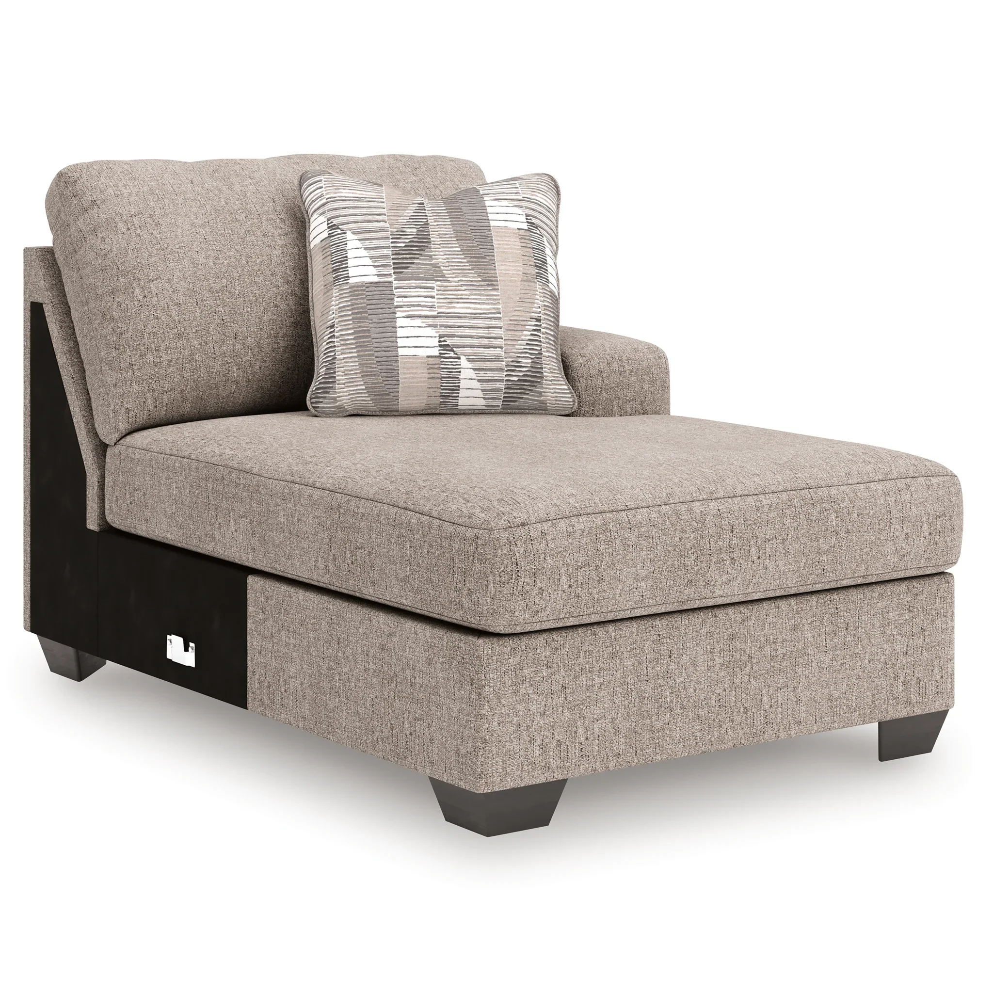Newellen - 3-Piece Sectional With RAF Chaise And LAF Sofa - Beige - Image 5