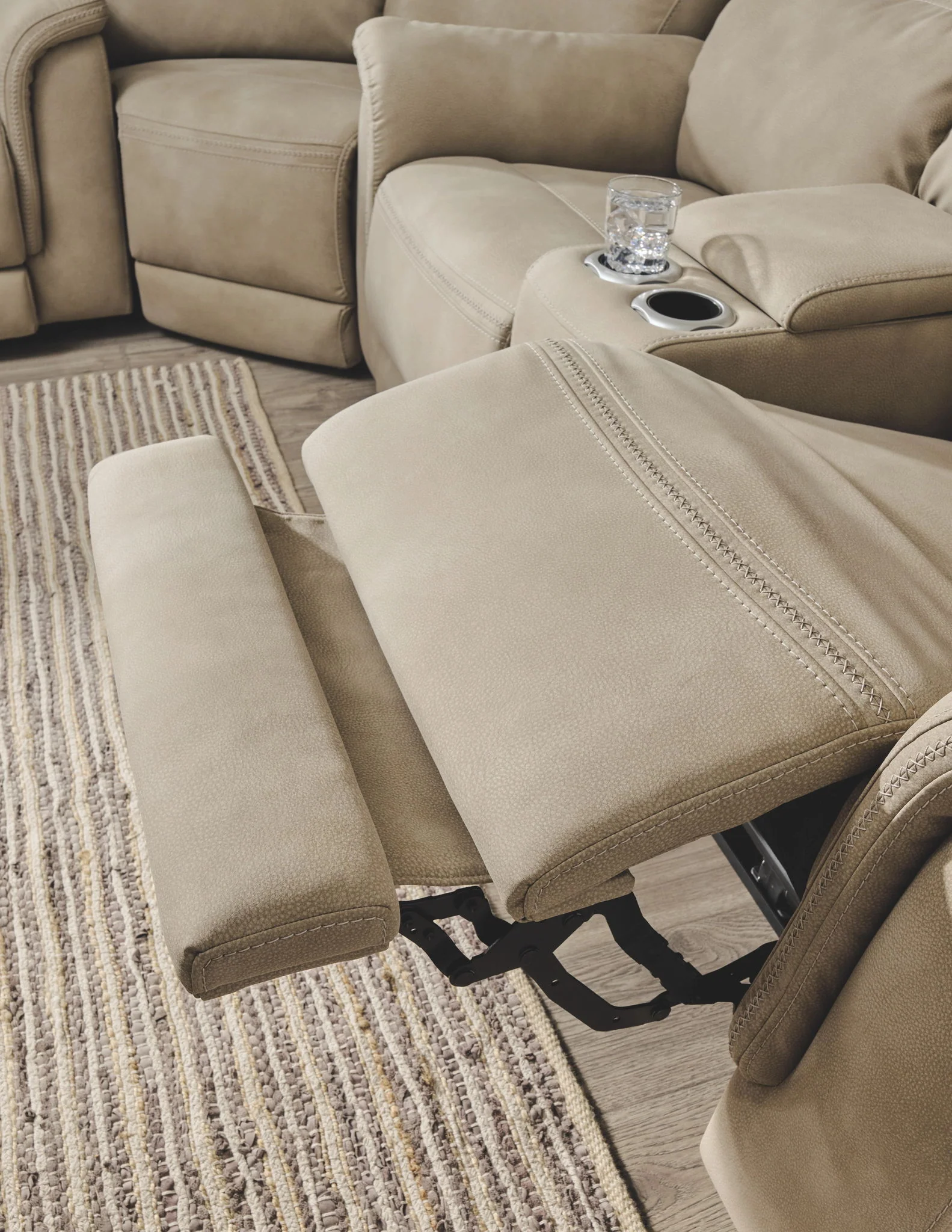 Next-gen - Sand - 2 Seat Pwr Rec Sofa Adj Hdrest - Image 7