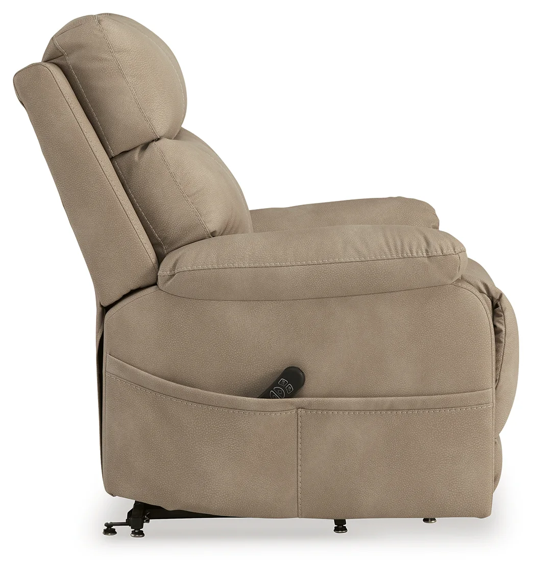 Next-gen Durapella - Sand - Power Lift Recliner - Image 6