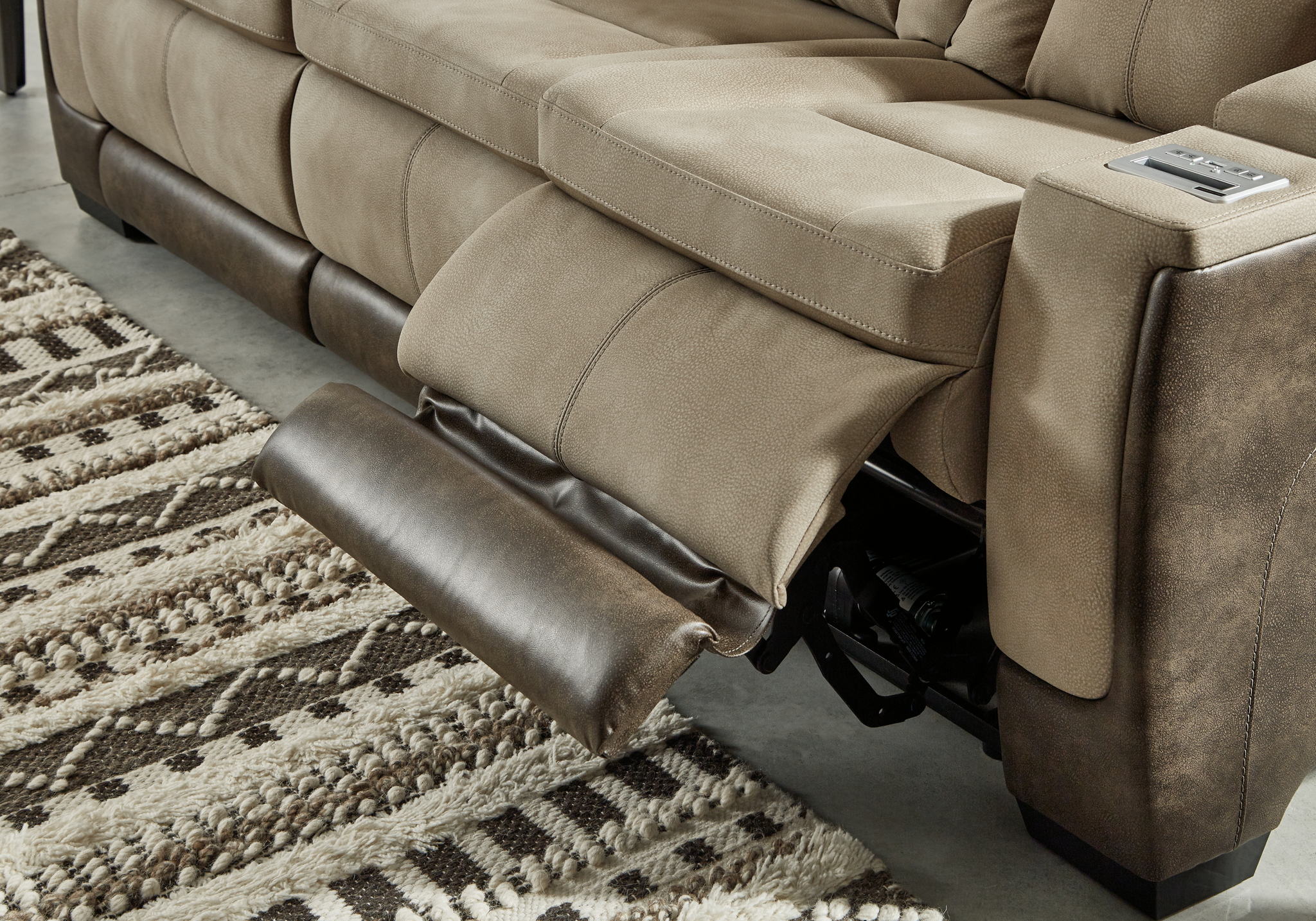Next-gen - Sand - Pwr Rec Sofa With Adj Headrest - Image 9