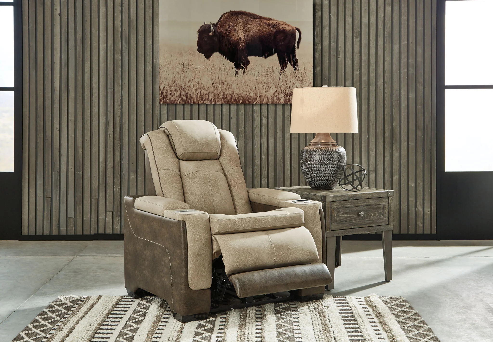 Next-gen - Light Brown - Pwr Recliner/Adj Headrest - Image 6