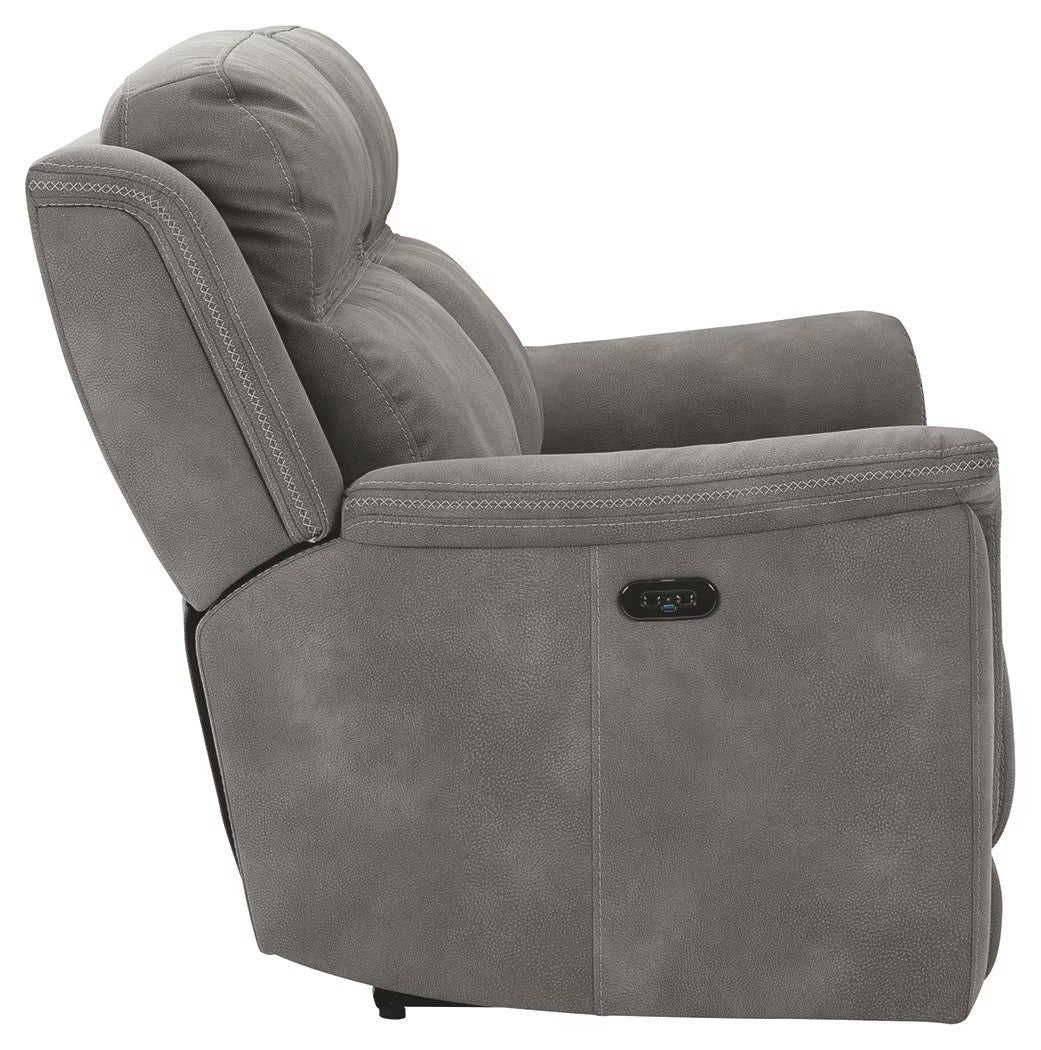 Next-gen - Slate - 2 Seat Pwr Rec Sofa Adj Hdrest - Image 3