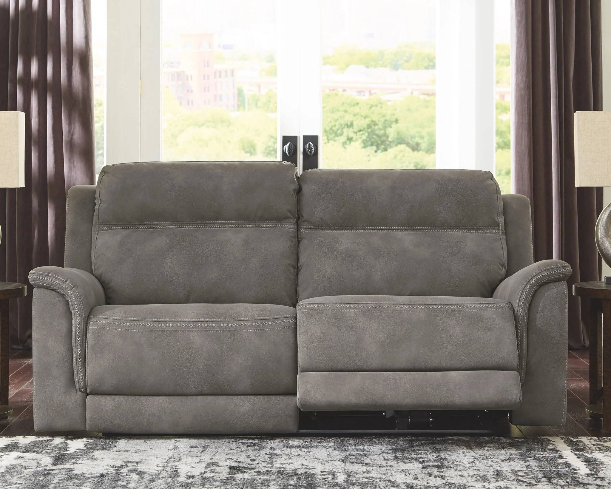 Next-gen - Slate - 2 Seat Pwr Rec Sofa Adj Hdrest - Image 5