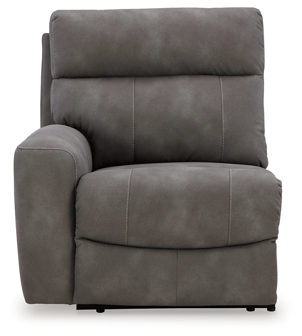 Next-gen Durapella - Slate - 4-Piece Power Reclining Sectional - Image 2