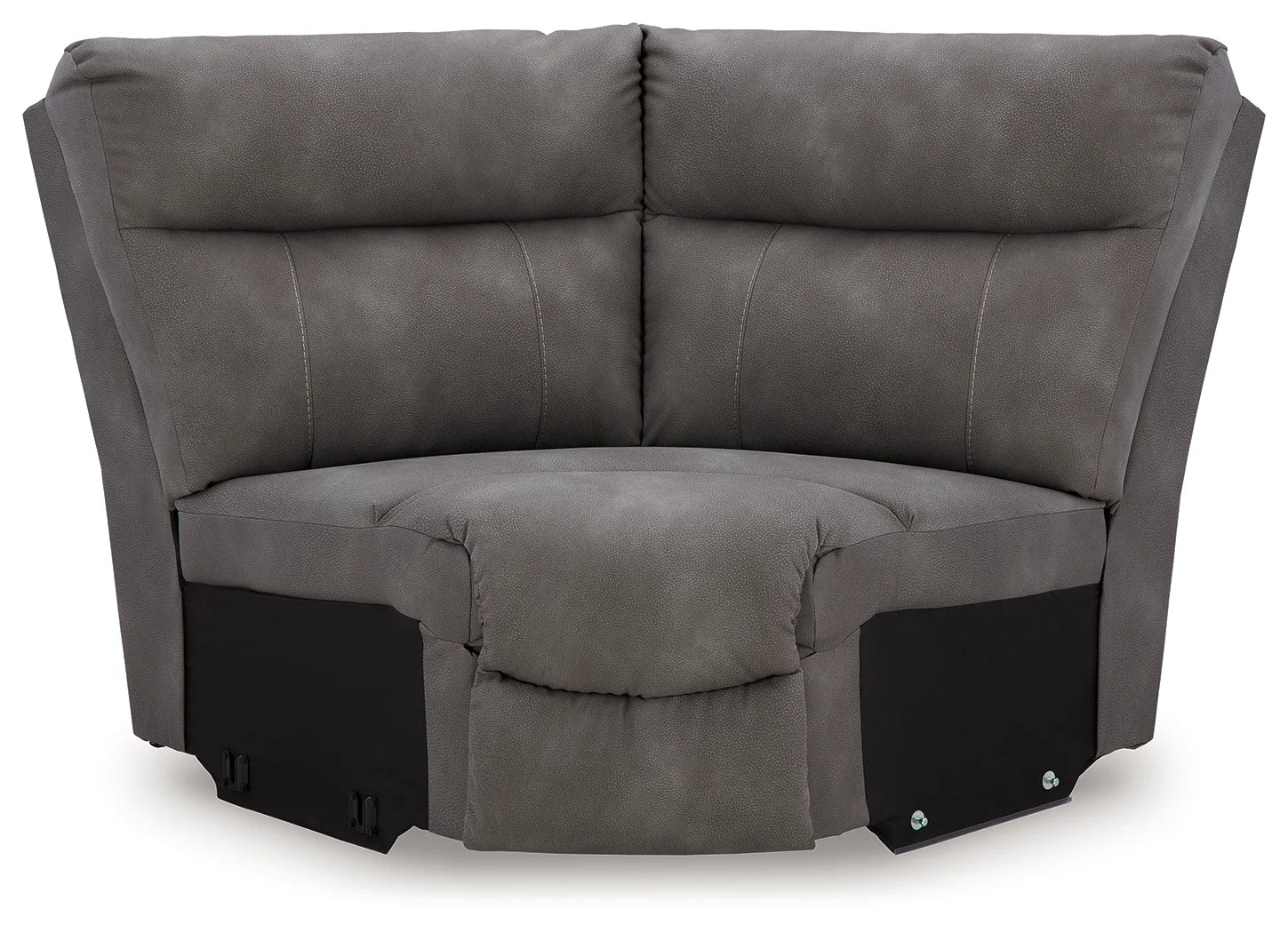 Next-gen Durapella - Slate - 5-Piece Power Reclining Sectional With Console - Image 12