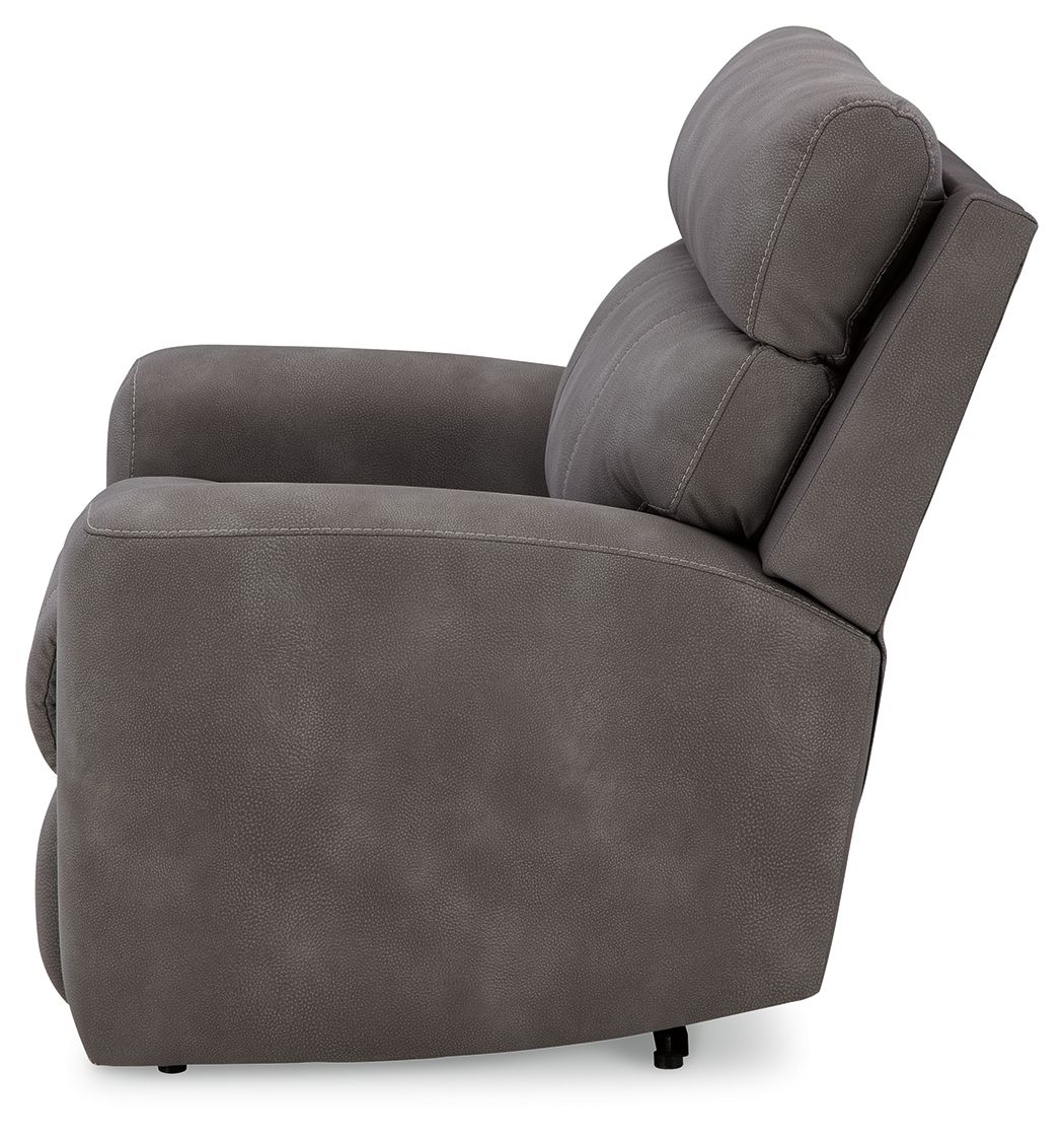 Next-gen Durapella - Slate - Power Recliner With Adj Headrest - Image 10