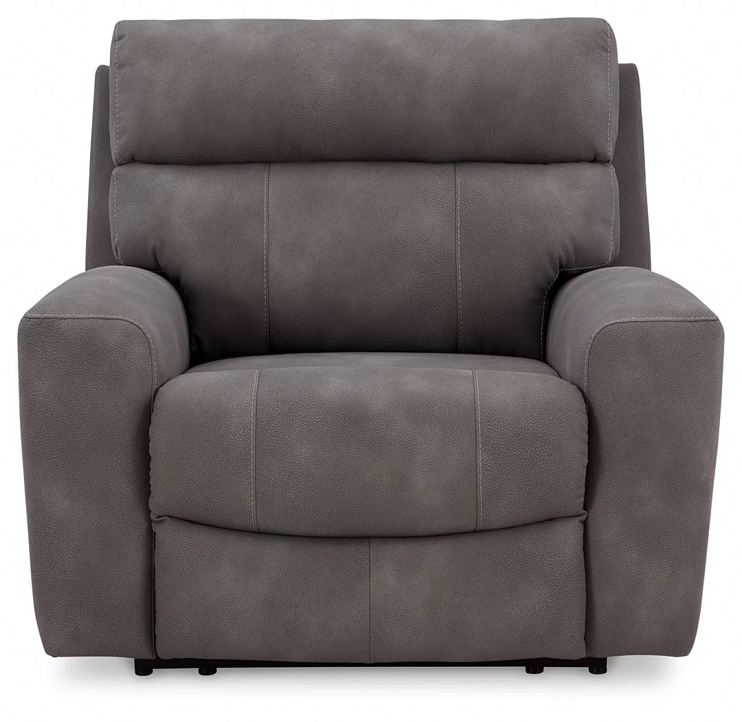Next-gen Durapella - Slate - Power Recliner With Adj Headrest - Image 7