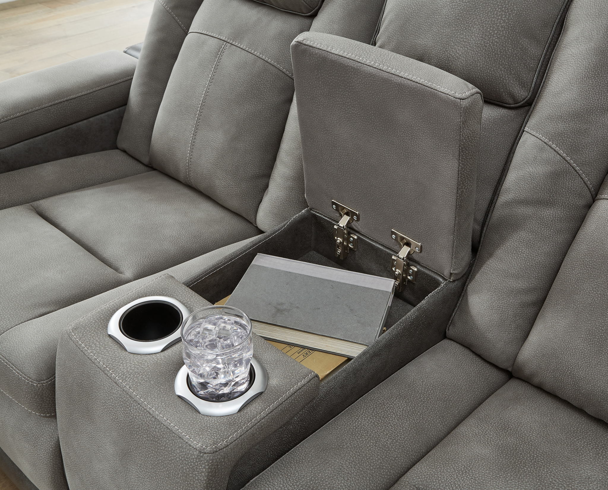 Next-gen - Slate - Pwr Rec Loveseat/Con/Adj Hdrst - Image 5