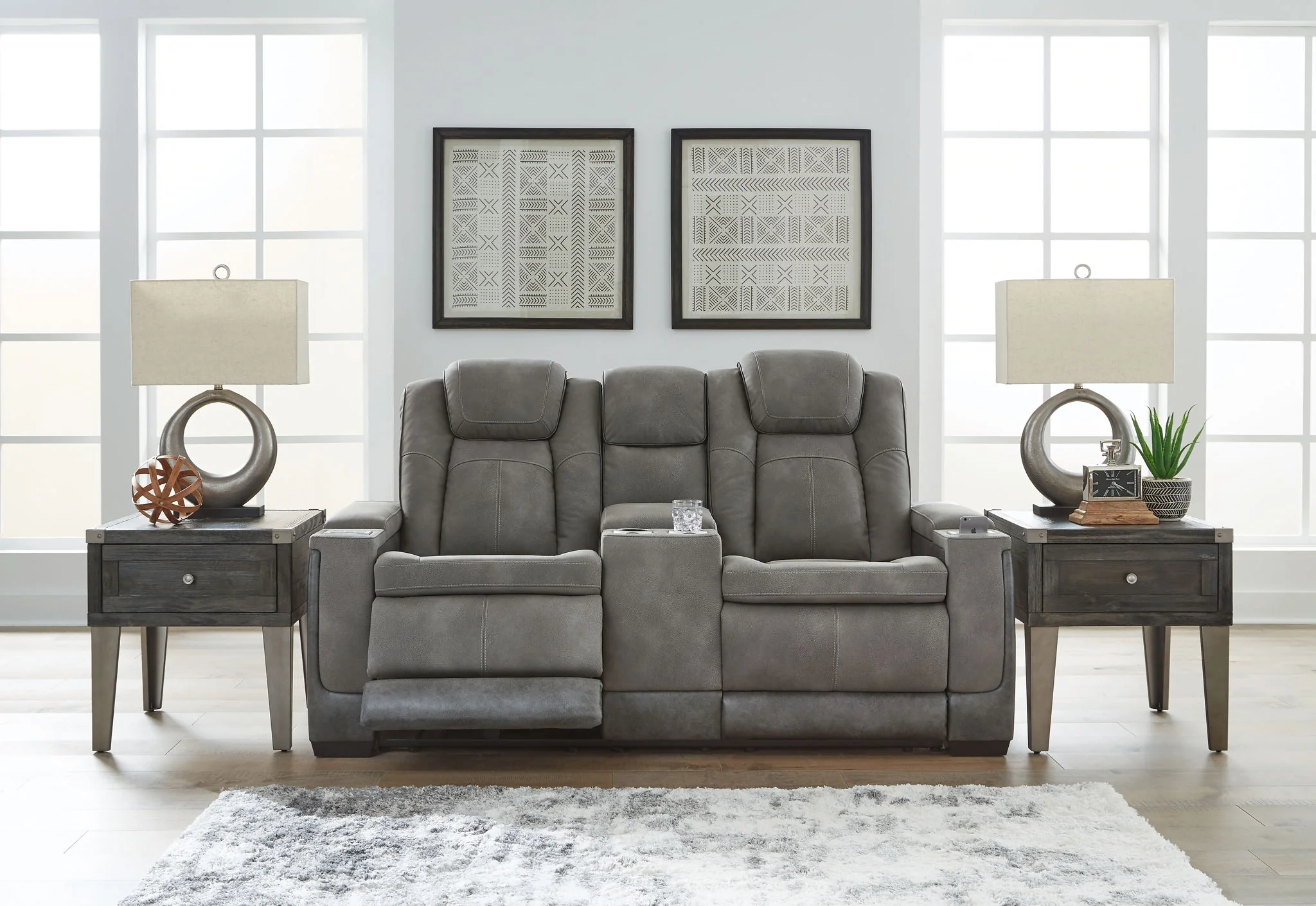 Next-gen - Slate - Pwr Rec Loveseat/Con/Adj Hdrst - Image 6