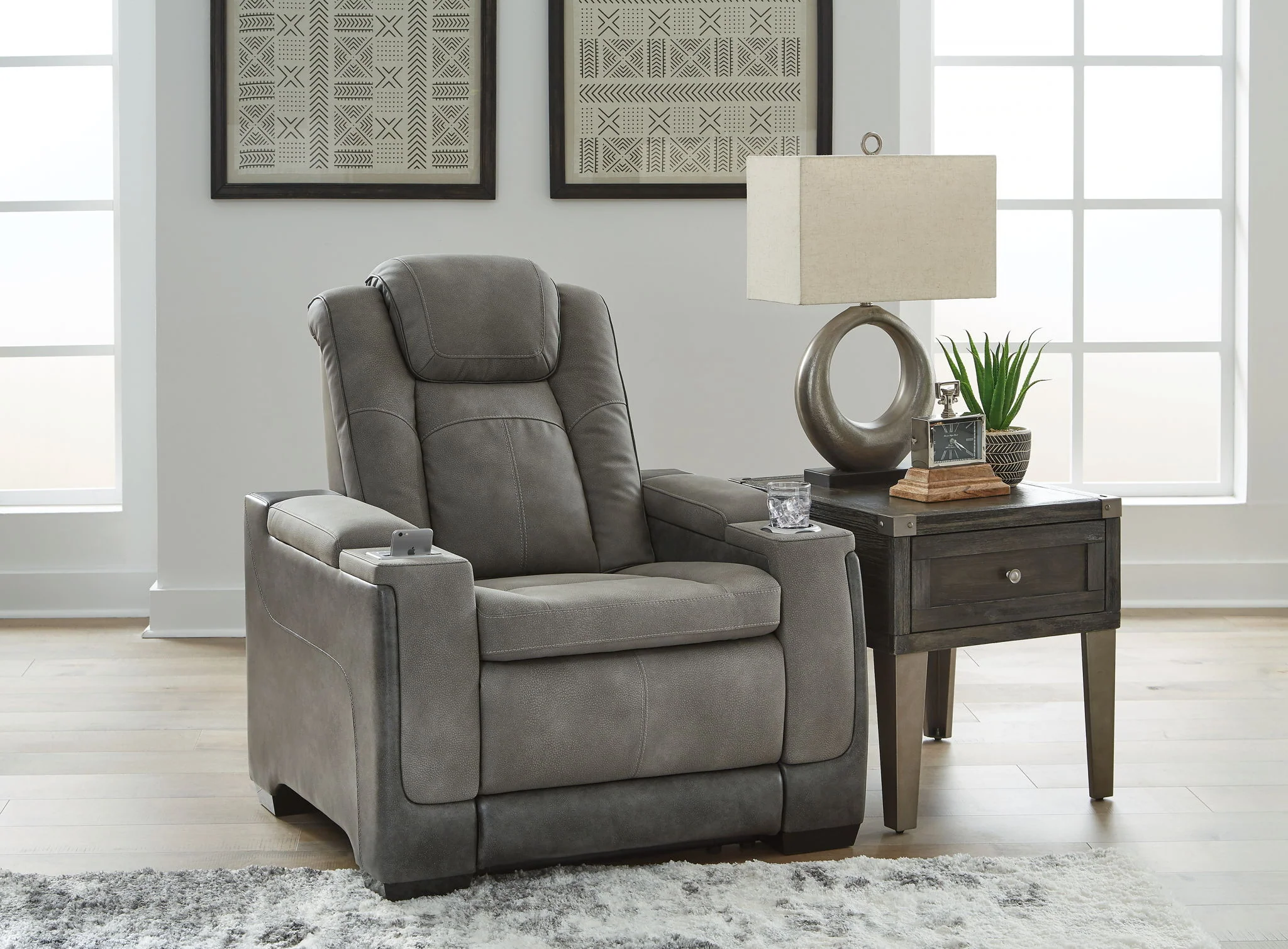 Next-gen - Dark Gray - Pwr Recliner/Adj Headrest - Image 2