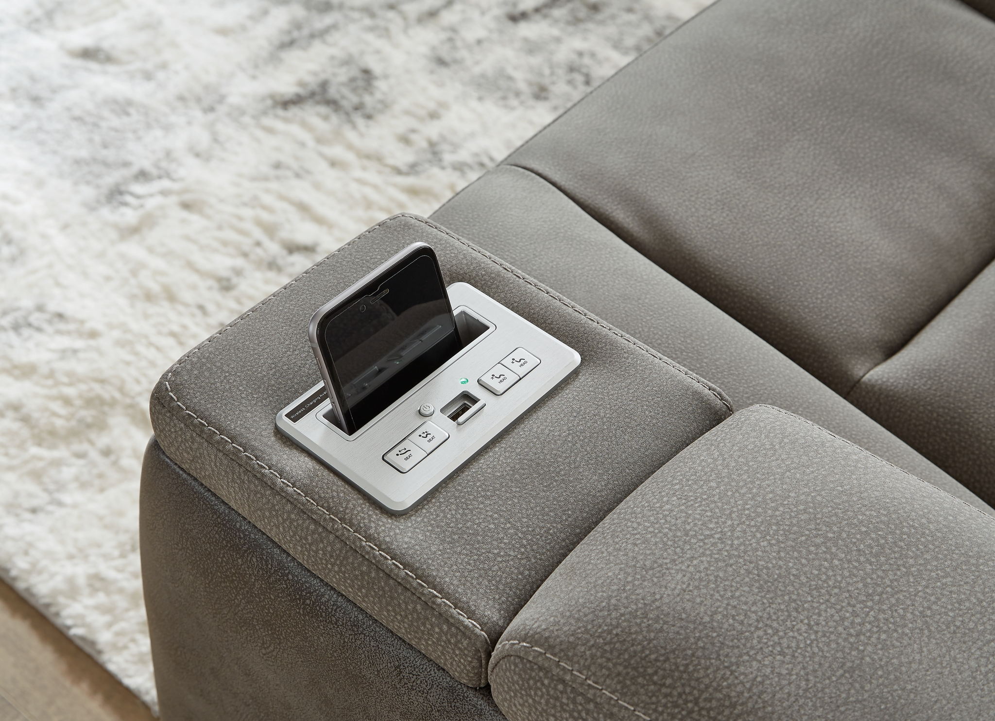 Next-gen - Dark Gray - Pwr Recliner/Adj Headrest - Image 8