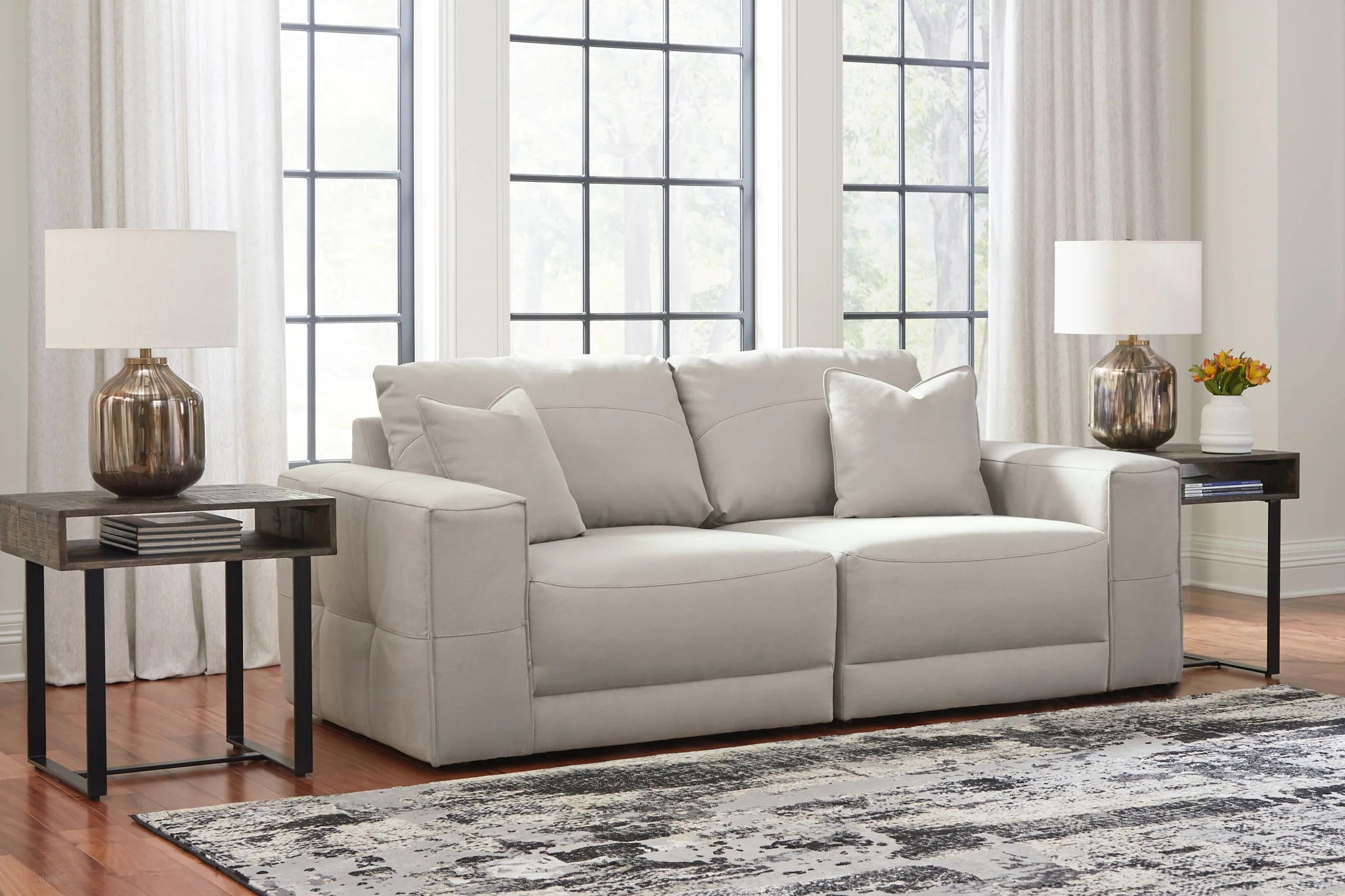 Next-gen Gaucho - Gray - 2-Piece Sectional Loveseat - Image 2