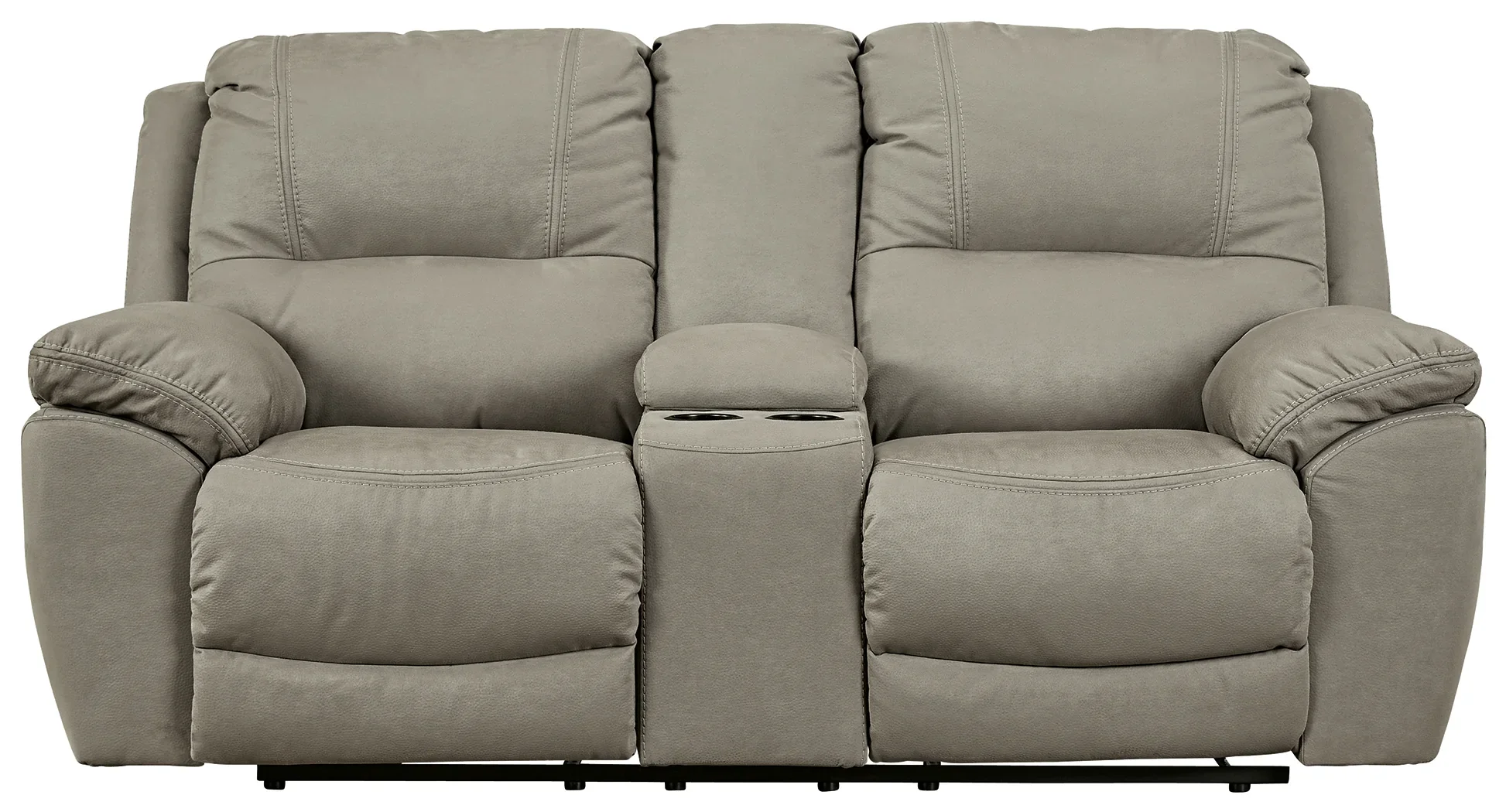 Next-gen - Putty - Dbl Rec Loveseat W/Console - Image 3
