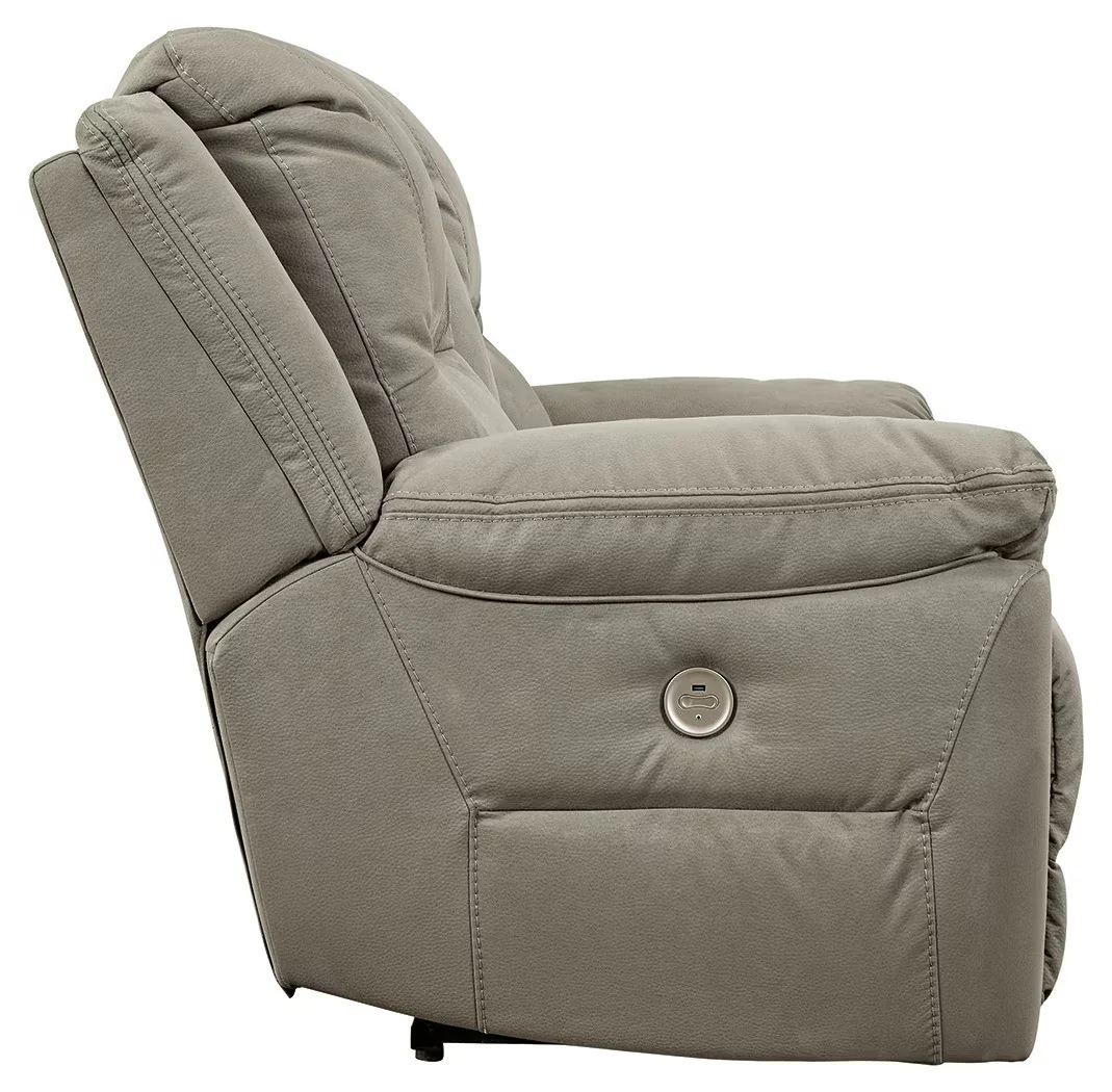 Next-gen - Putty - Dbl Rec Pwr Loveseat W/Console - Image 3