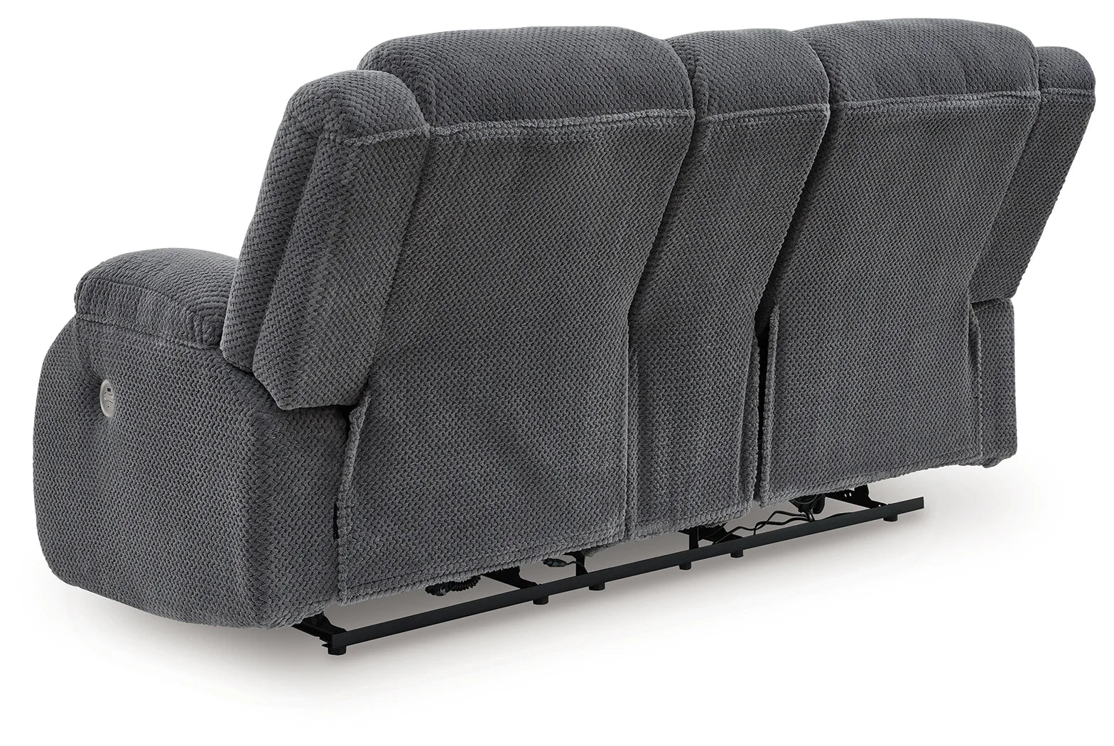 Observation - Steel - Double Reclining Power Loveseat With Console - Image 4