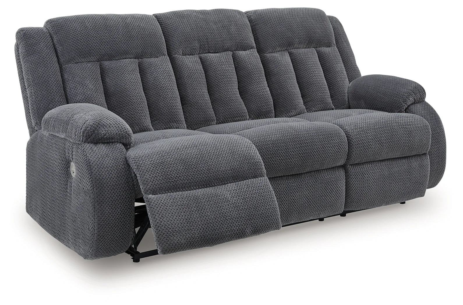 Observation - Steel - Reclining Power Sofa With Drop Down Table - Image 3