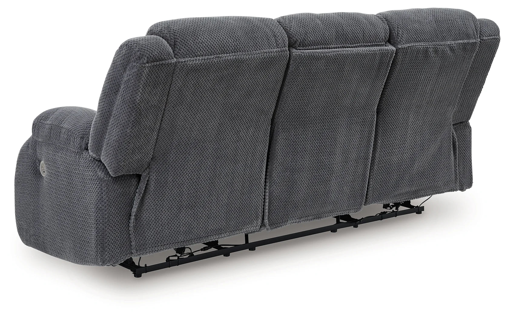 Observation - Steel - Reclining Power Sofa With Drop Down Table - Image 4