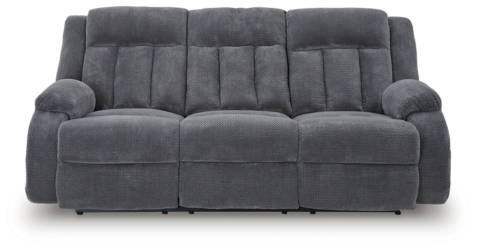 Observation - Steel - Reclining Power Sofa With Drop Down Table - Image 5