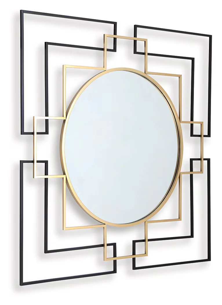 Oceanal - Black / Gold Finish - Accent Mirror - Image 5