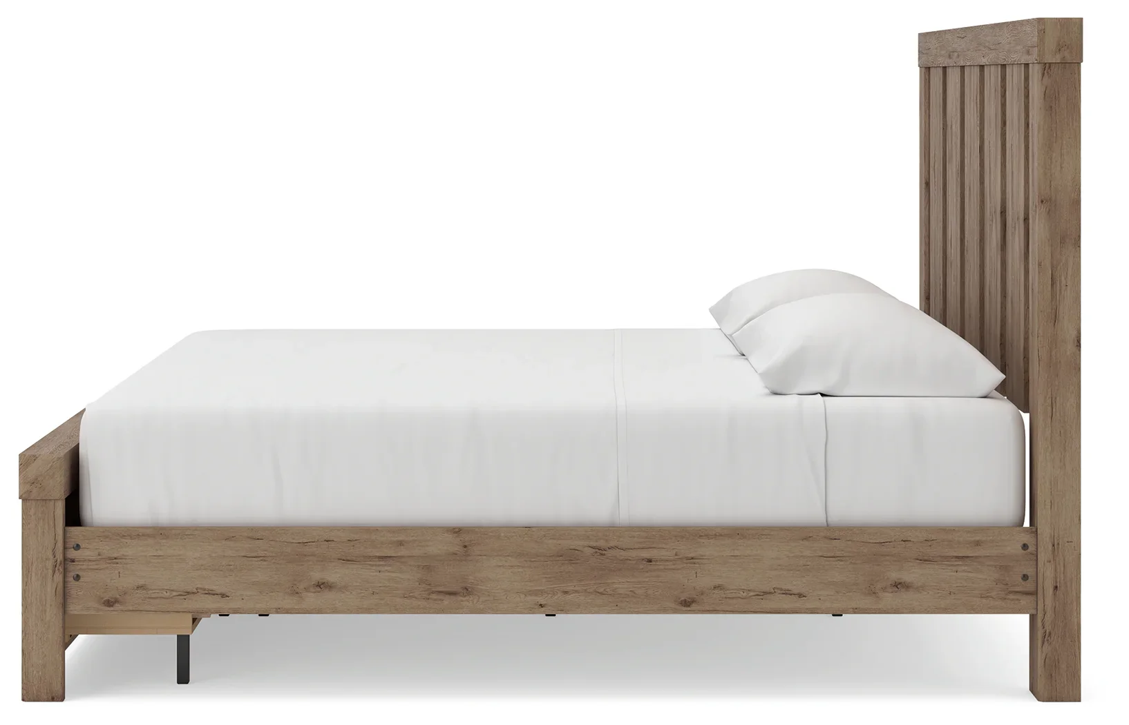 Oliandon - King Panel Storage Bed - Light Brown - Image 8