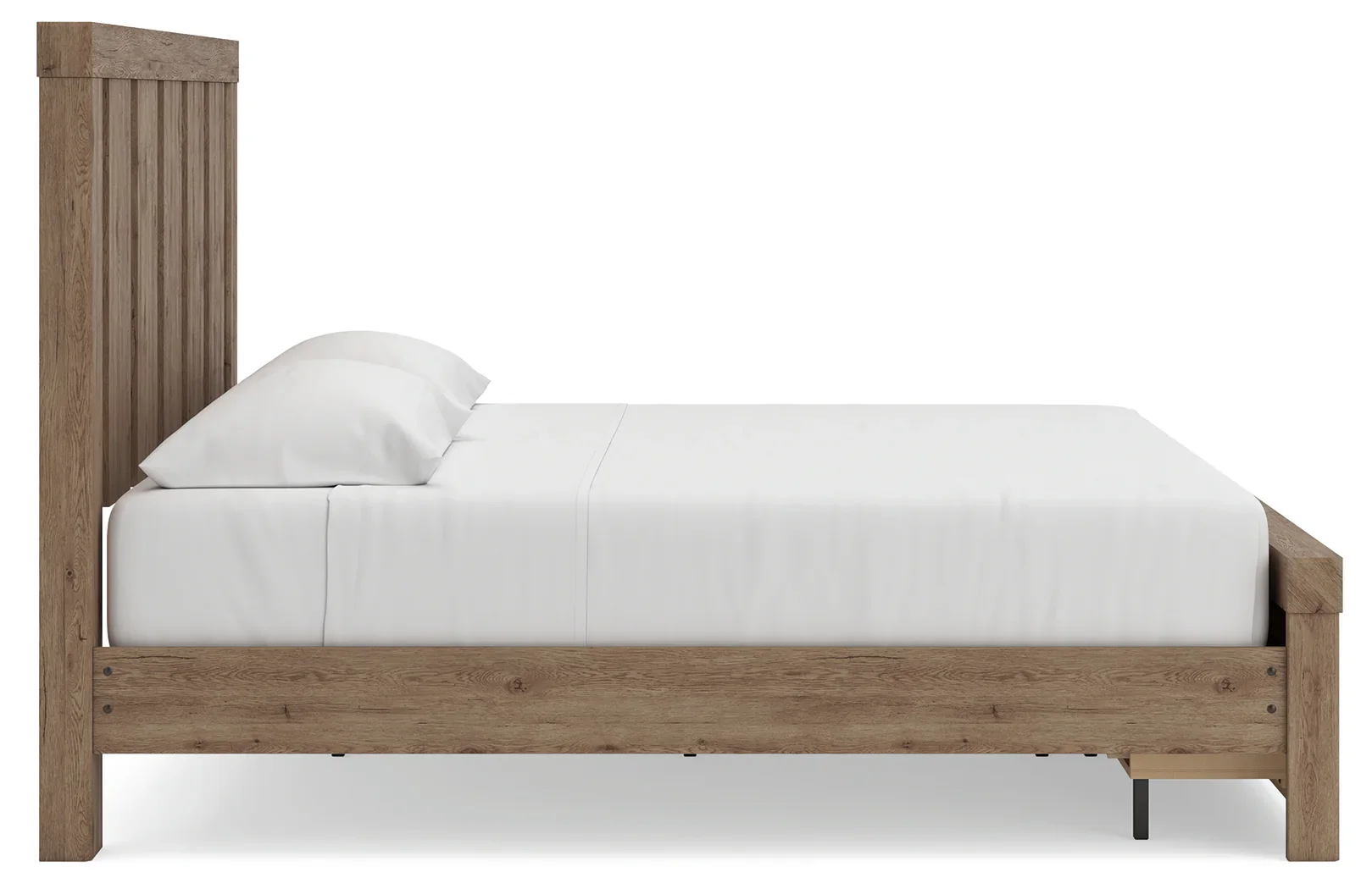 Oliandon - King Panel Storage Bed - Light Brown - Image 9