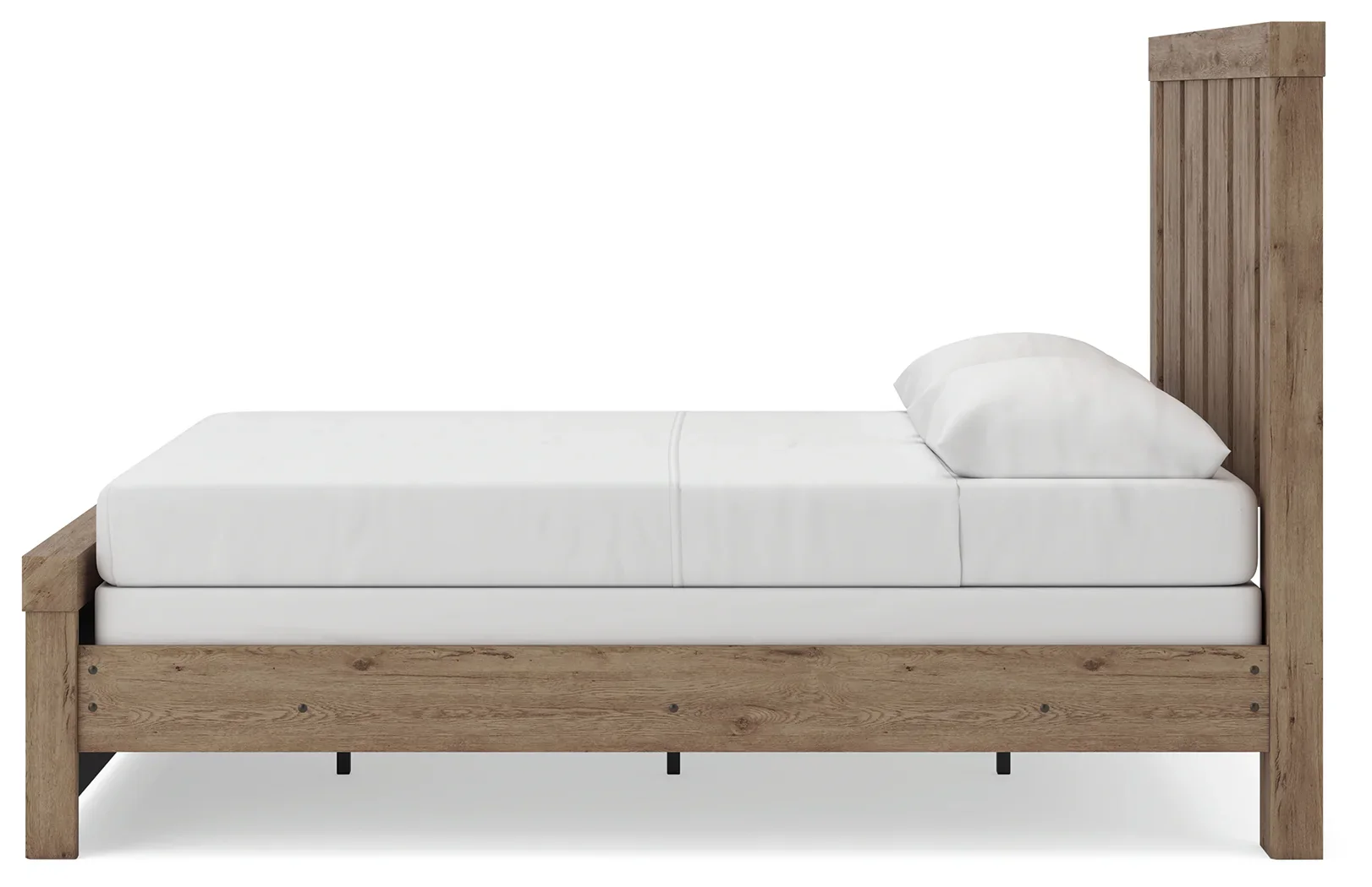 Oliandon - Queen Panel Bed - Light Brown - Image 7