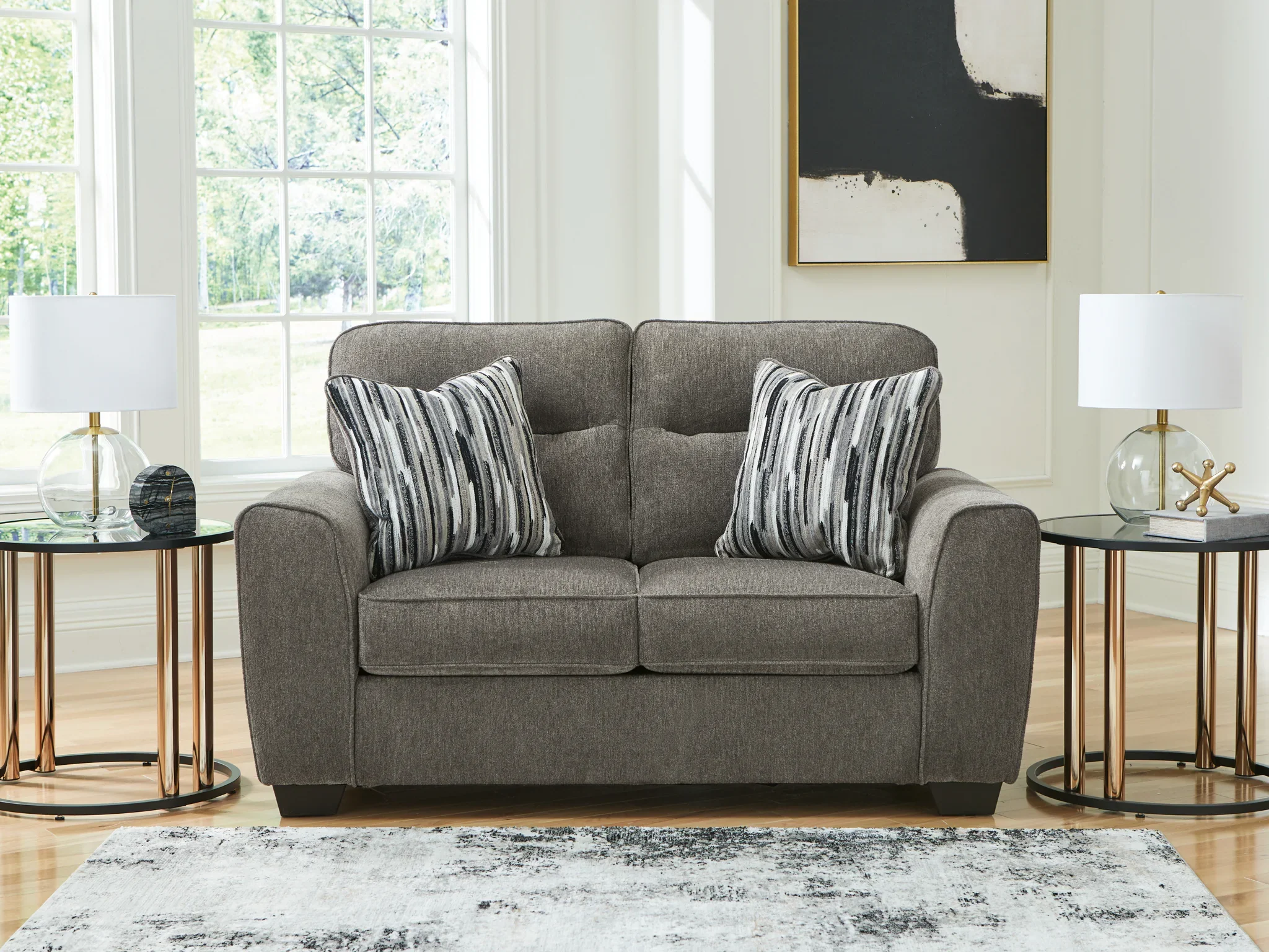 Olten - 2 Pc. - Sofa, Loveseat - Graphite - Image 6