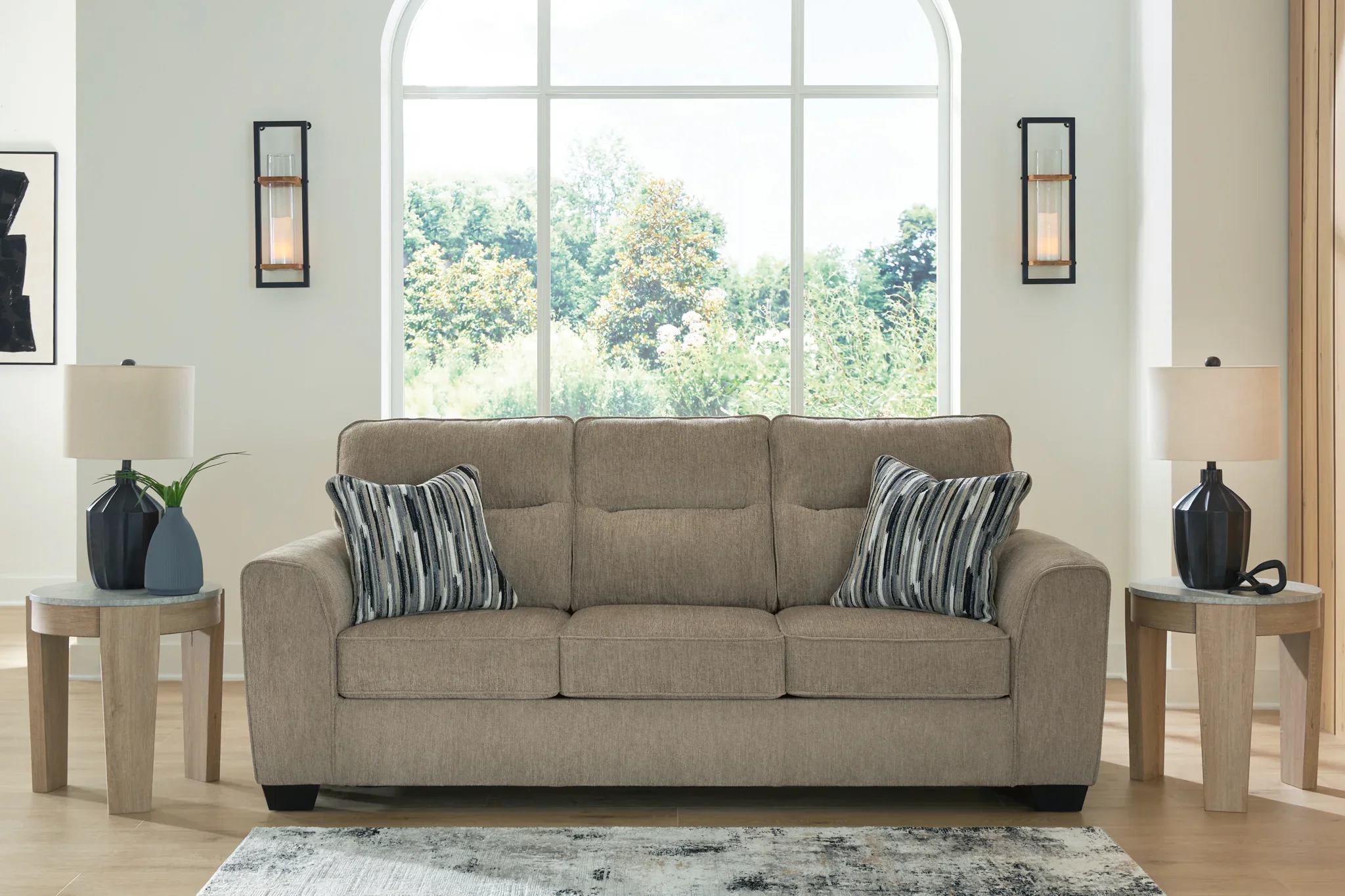 Olten - 2 Pc. - Sofa, Loveseat - Mocha - Image 2