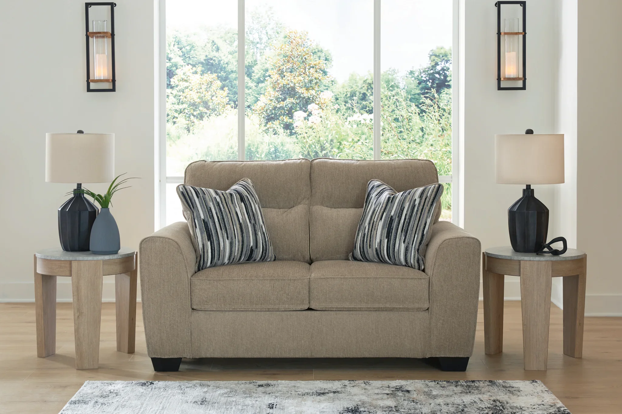 Olten - 2 Pc. - Sofa, Loveseat - Mocha - Image 6