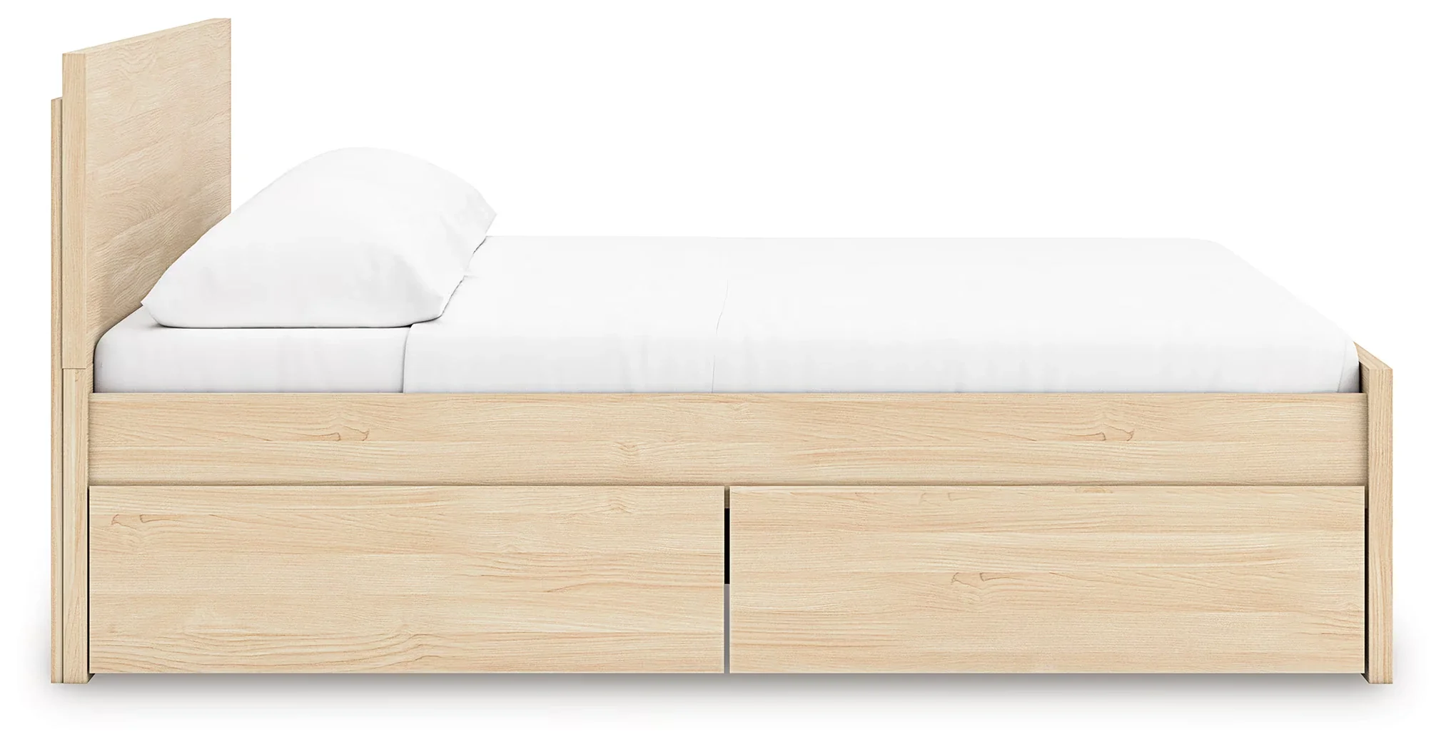 Onita - Natural - King Panel Platform Bed With 2 Side Storage - Image 8