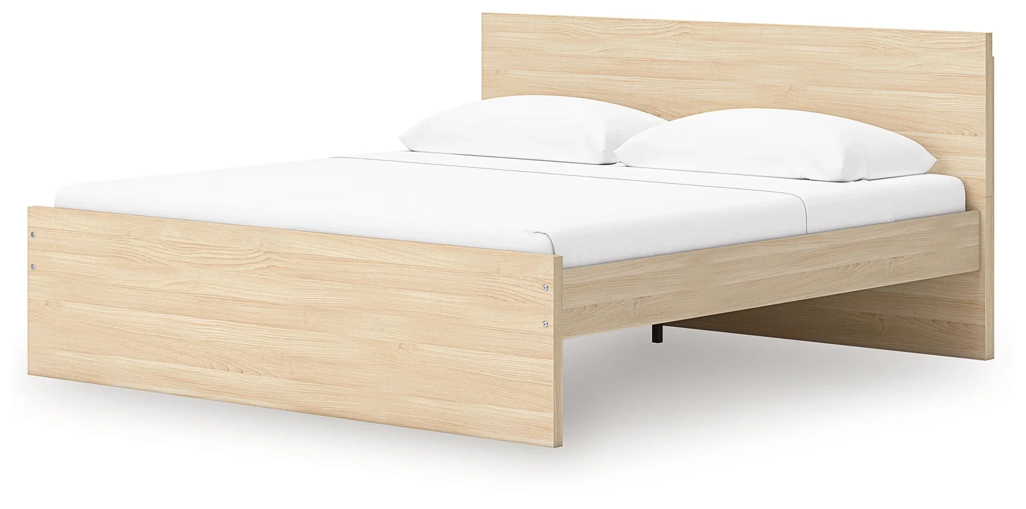 Onita - Natural - King Panel Platform Bed With Storage - Image 3